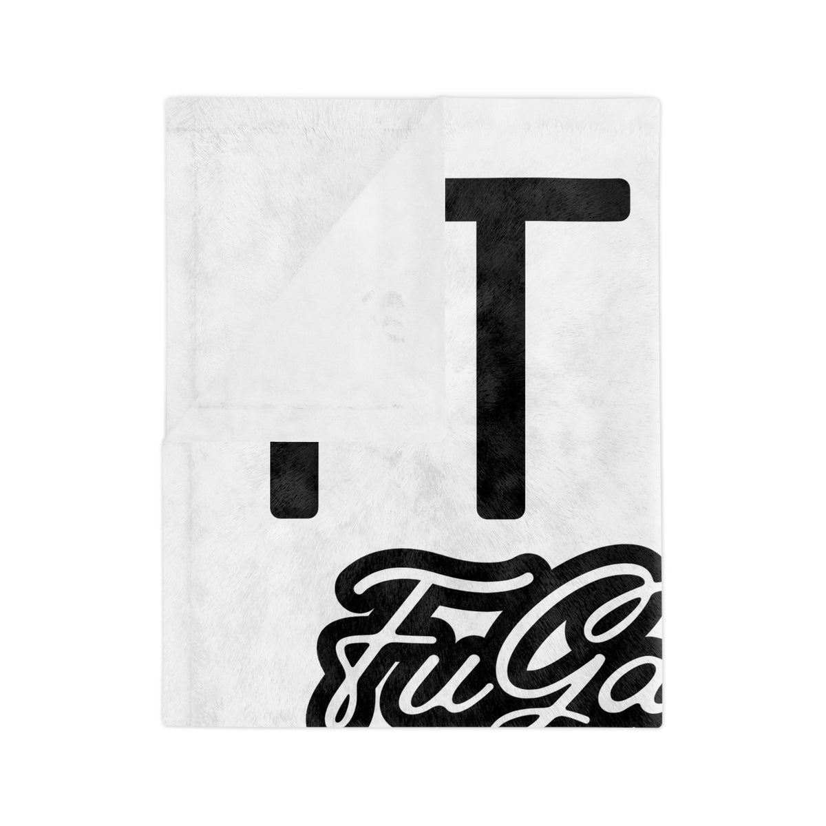 It's FuGayzee Script Logo Designer Exclusive Blanket | Velveteen Microfiber Throw by GT Artland