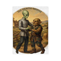 Dancing Alien and Goblin Velveteen Blanket