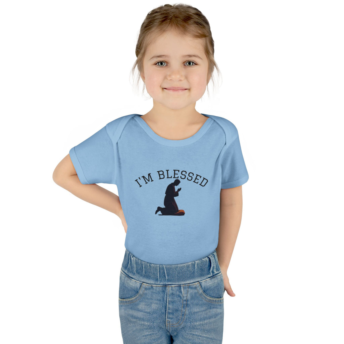 Praying Silhouette Infant Bodysuit | Baby Onesie
