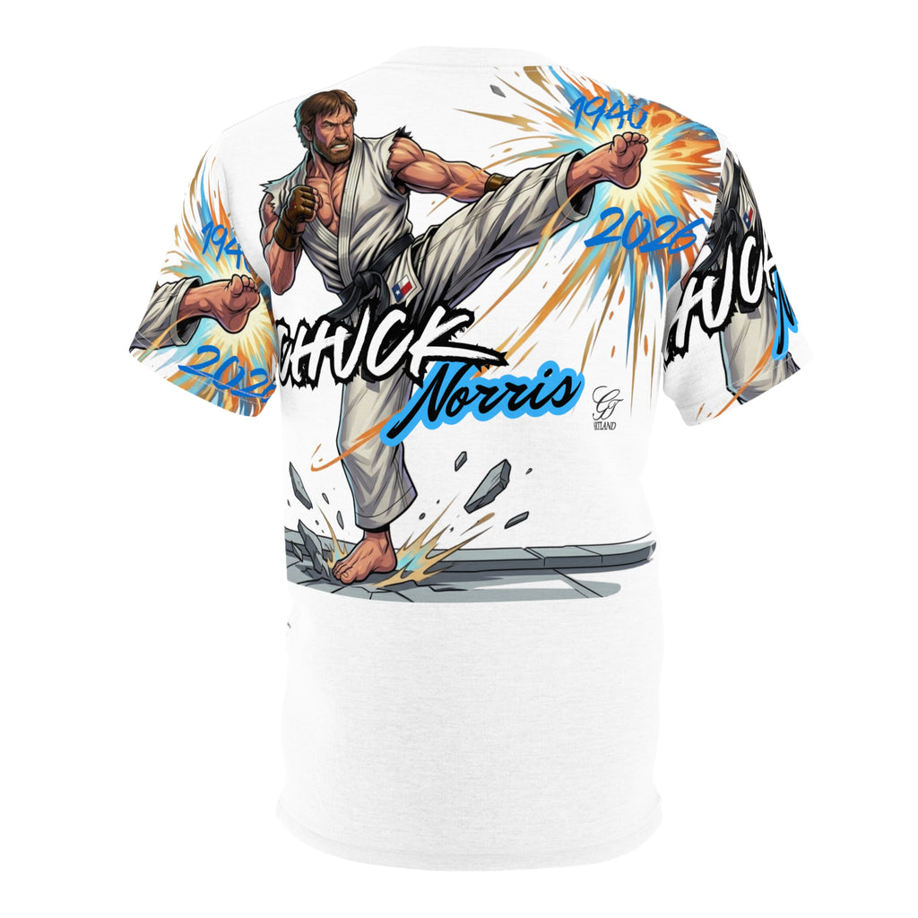 Chuck Norris Street Martial Arts Fighter Tee | Action Karate All-Over Print by GT Artland