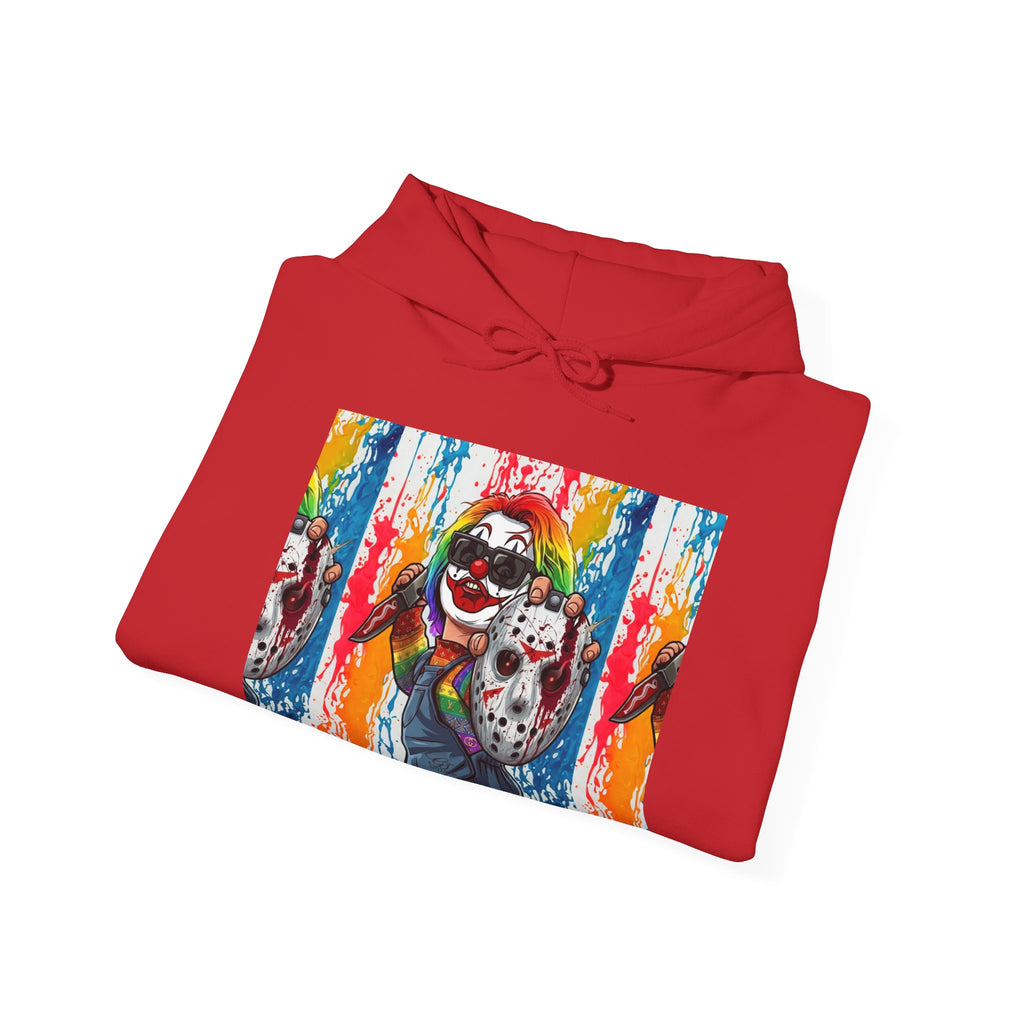 Rainbow Slasher Unisex Heavy Blend Hooded Sweatshirt by GT Artland