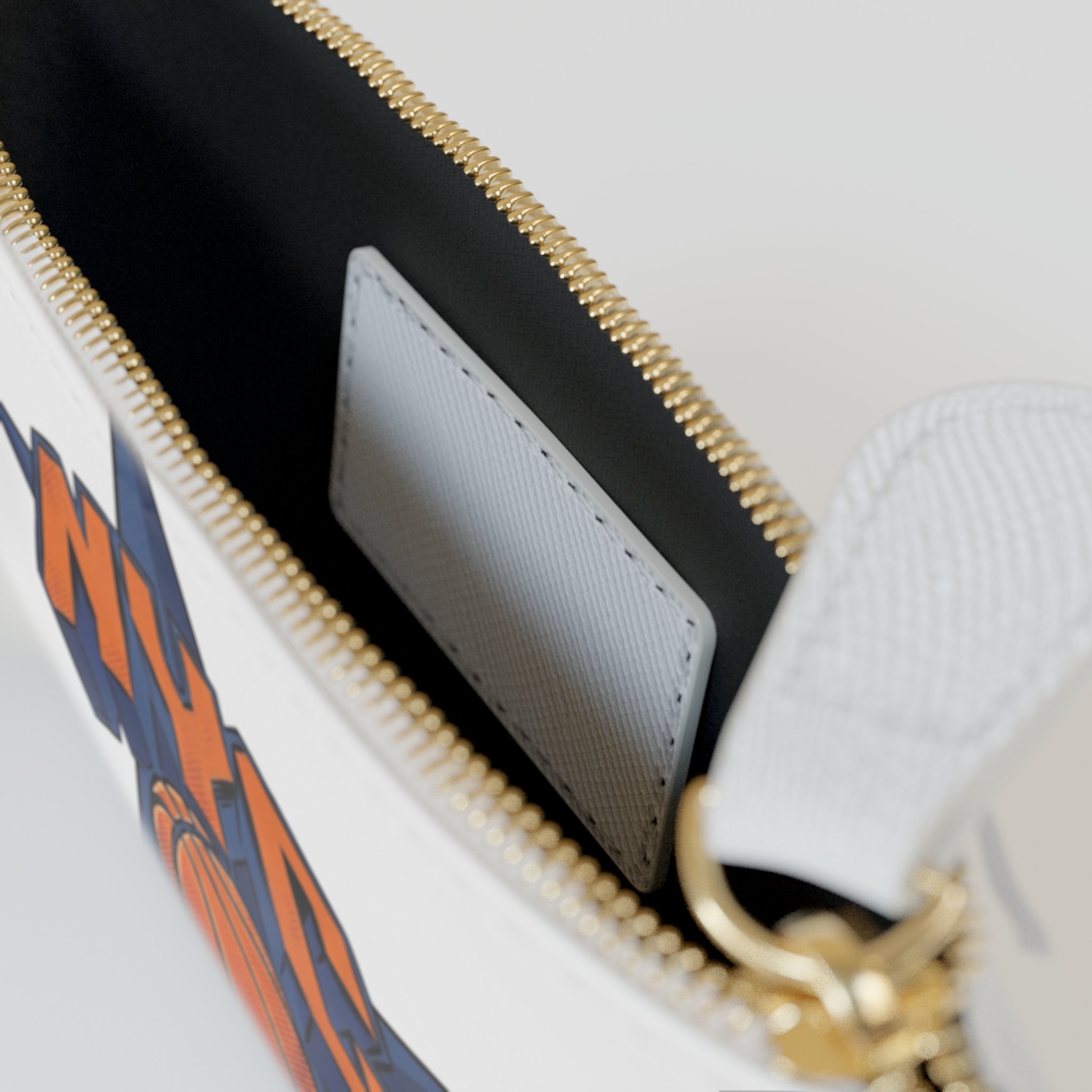 NYC Drip Basketball Mini Clutch Bag | Urban Sports Logo, Star Graphic by GT Artland