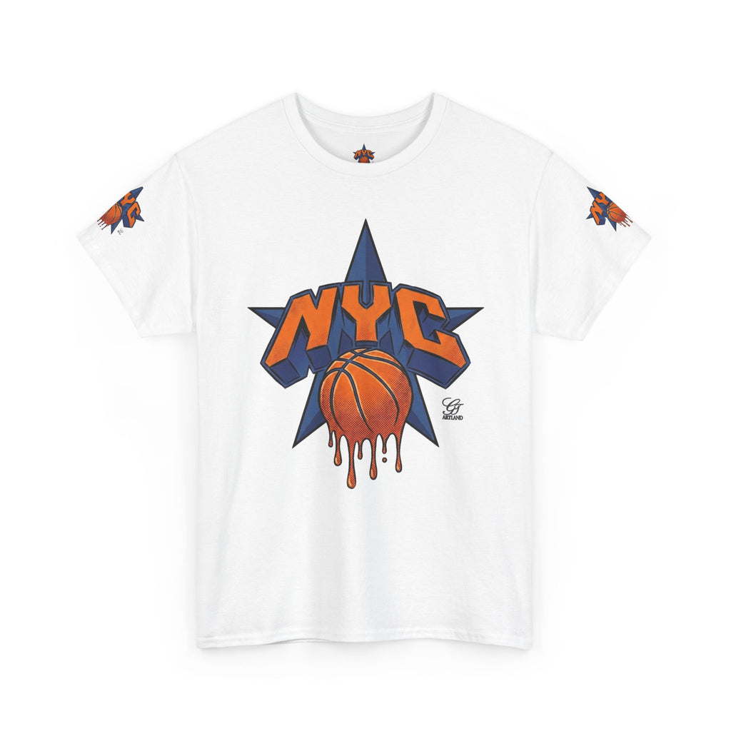 Copy of NYC Dripping Basketball Tee | New York City Hoops Shirt by GT Artland