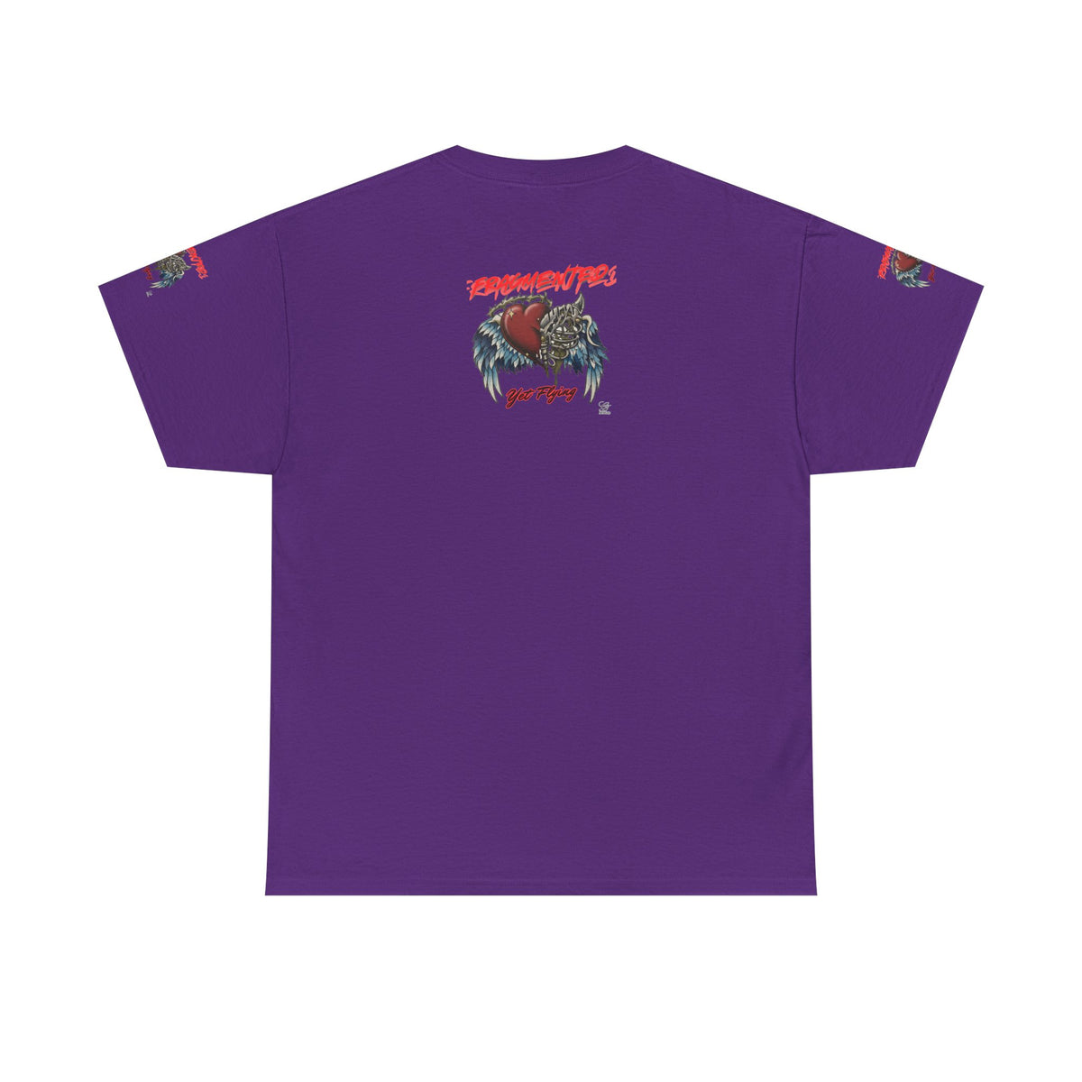 Fragmented Heart Wings tee | Broken Heart with Wings graphic