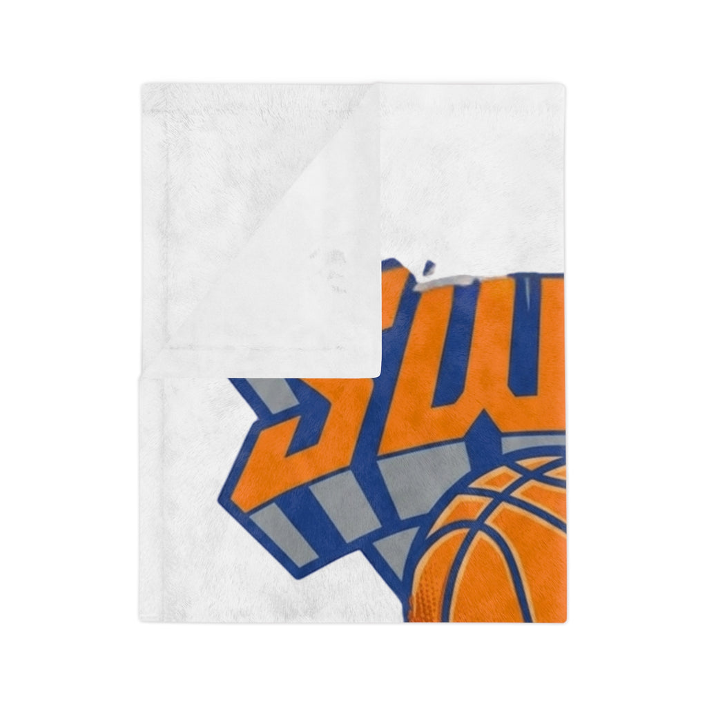 Dripping Basketball SWAG Blanket | Velveteen Microfiber Blanket by GT Artland