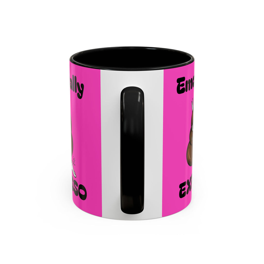 Emotionally Expresso Cute Crying Poop Emoji Designer Coffee Mug by GT Artland