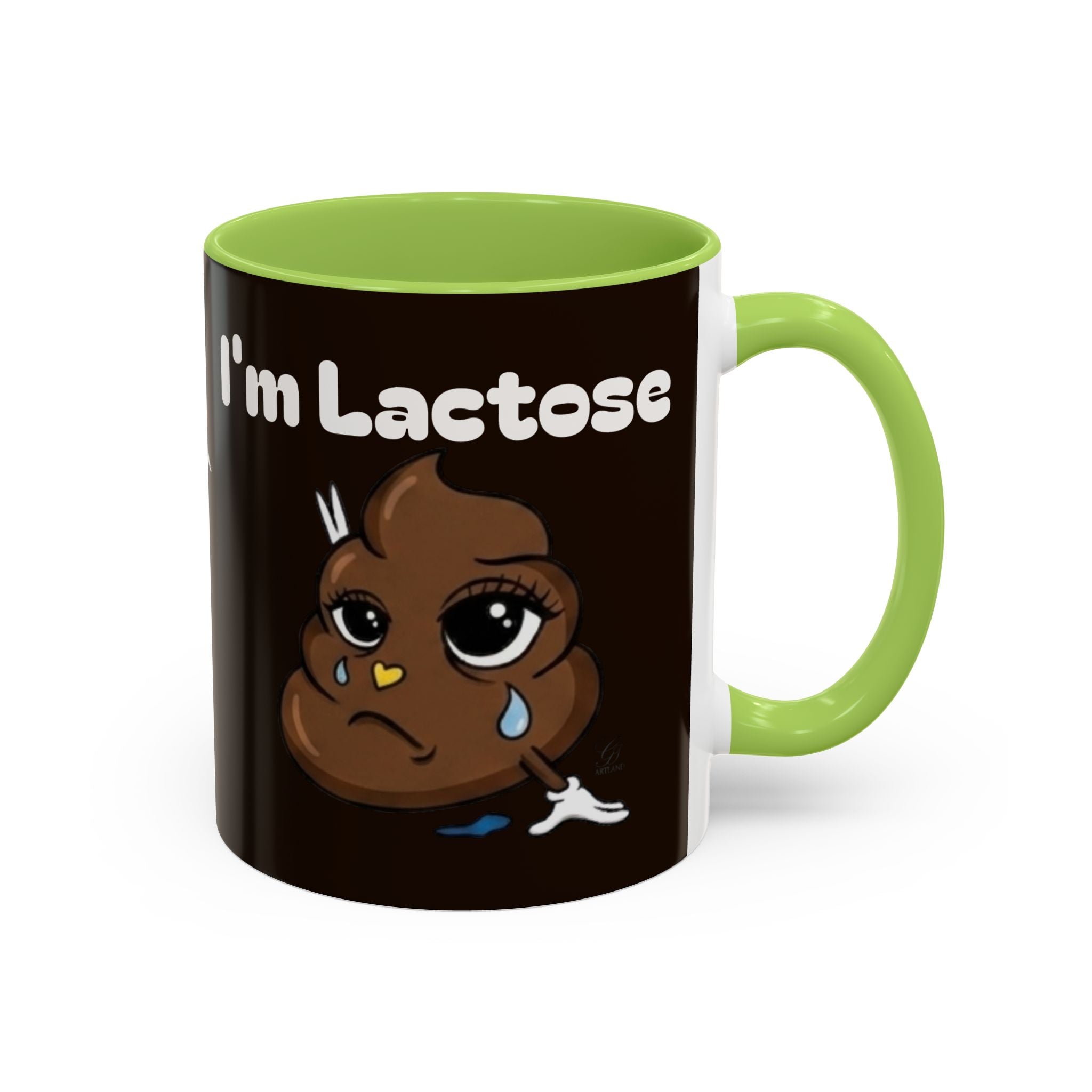 Coffee Mug — “I’m Lactose” Funny Poop Emoji Coffee Mug (11/15 oz) by GT Artland