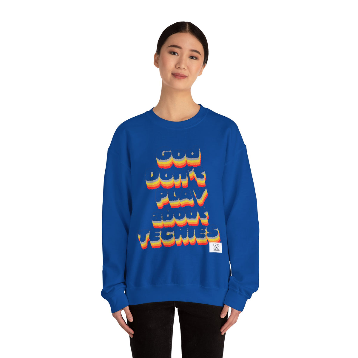 God Don't Play About Techies Unisex Crewneck Sweatshirt