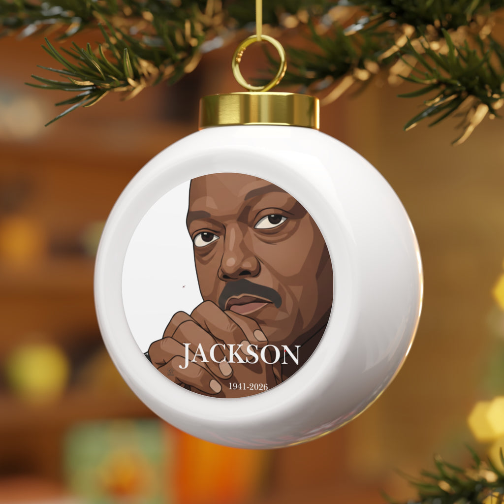 Memorial Jesse Jackson Photo Ornament