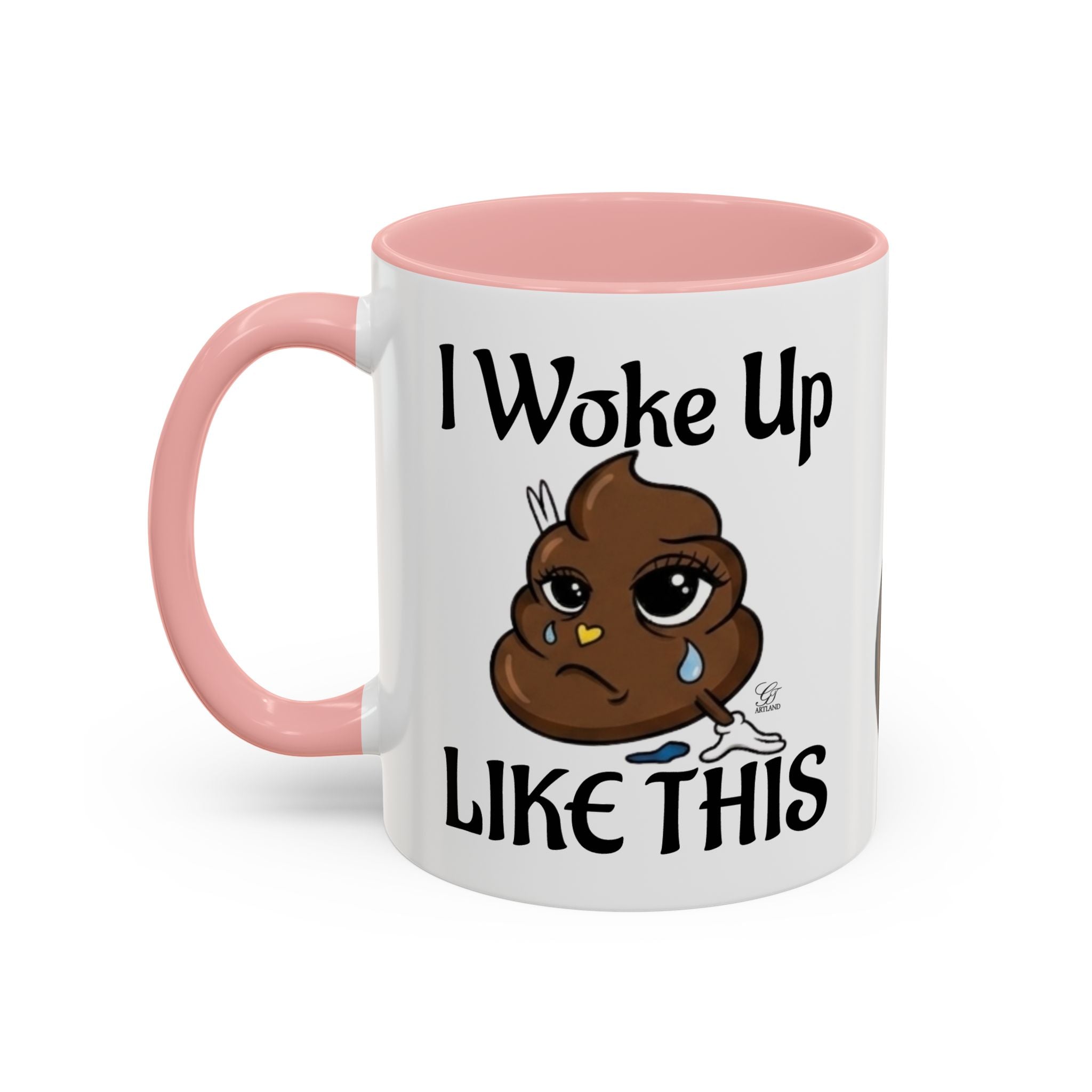 Sad Poop Emoji Coffee Mug – Funny Cute Collectors Novelty Accent Mug (11/15oz) by GT Artland