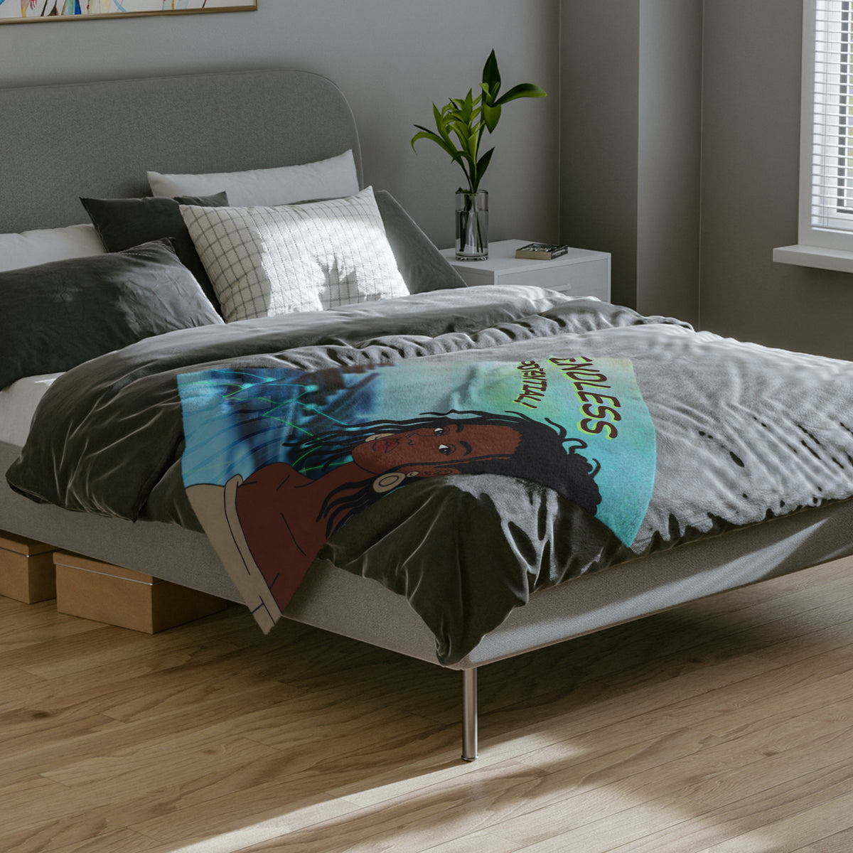 Endless Potential Velveteen Microfiber Blanket