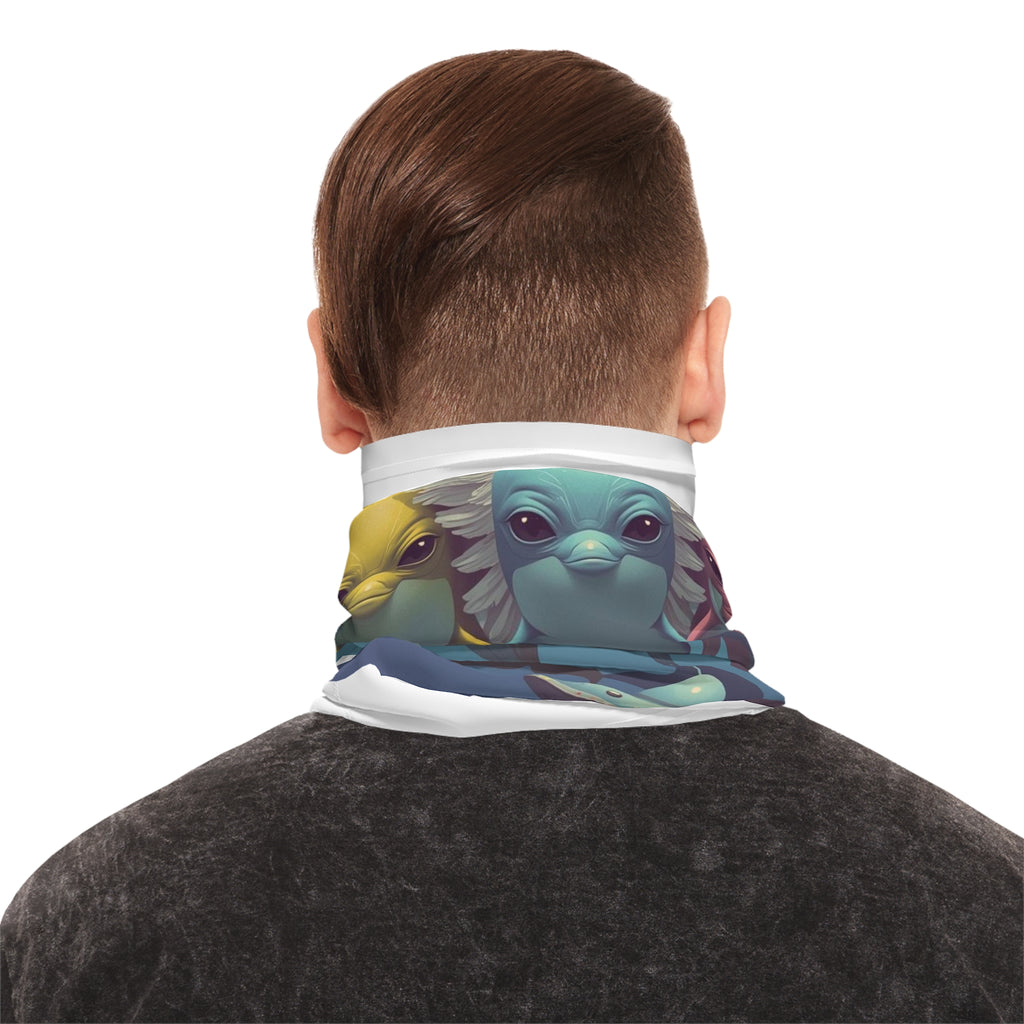 Pastel Dolphin Scenic Neck Gaiter |  Face Mask