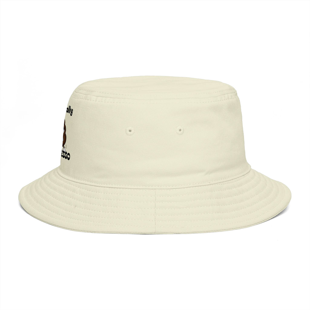 Copy of Emotionally Expresso Bucket Hat | Cute Coffee Bean Crying Emoji Designer Illustration by GT Artland