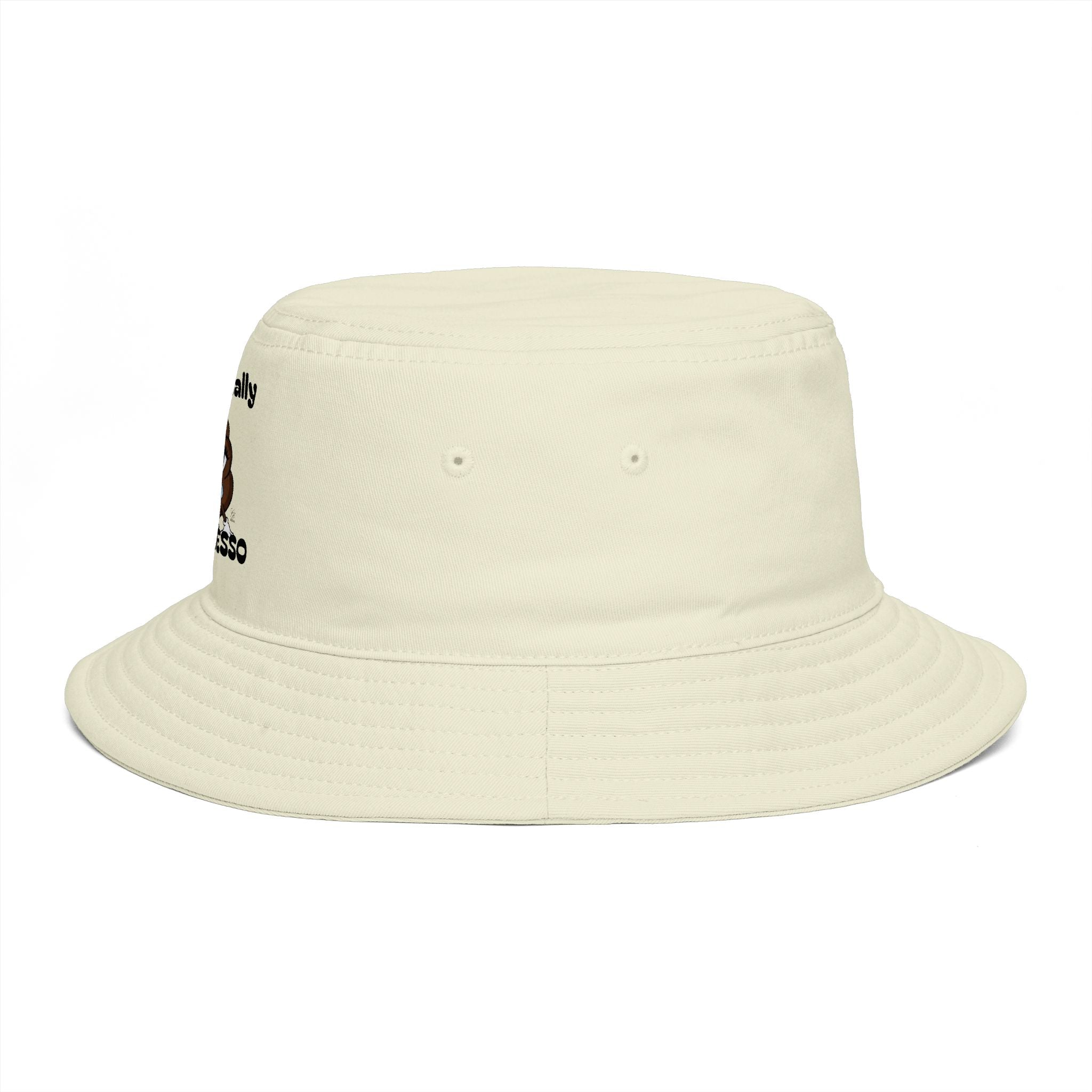 Copy of Emotionally Expresso Bucket Hat | Cute Coffee Bean Crying Emoji Designer Illustration by GT Artland