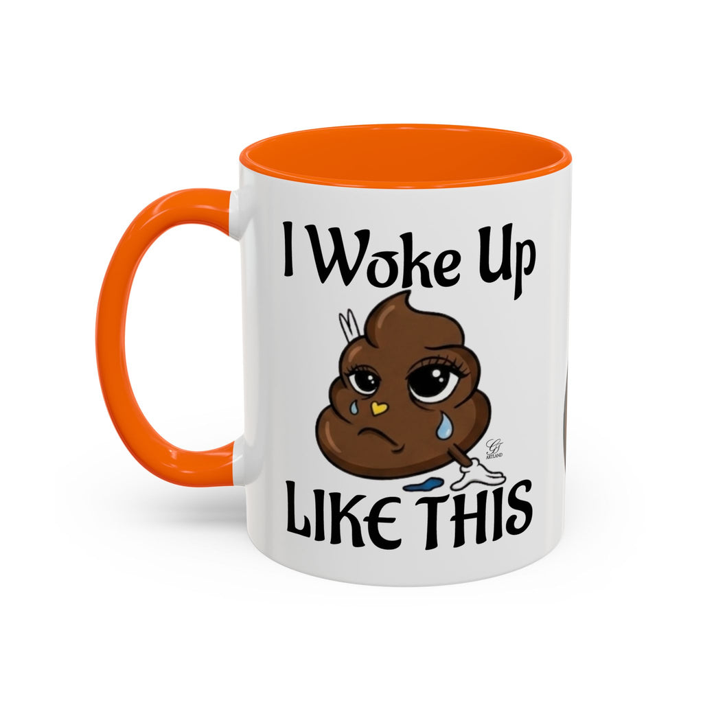 Sad Poop Emoji Coffee Mug – Funny Cute Collectors Novelty Accent Mug (11/15oz) by GT Artland