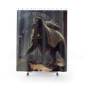 Power to Ignite Pharaoh Shower Curtain | Egyptian Sphinx Sci‑Fi Decor