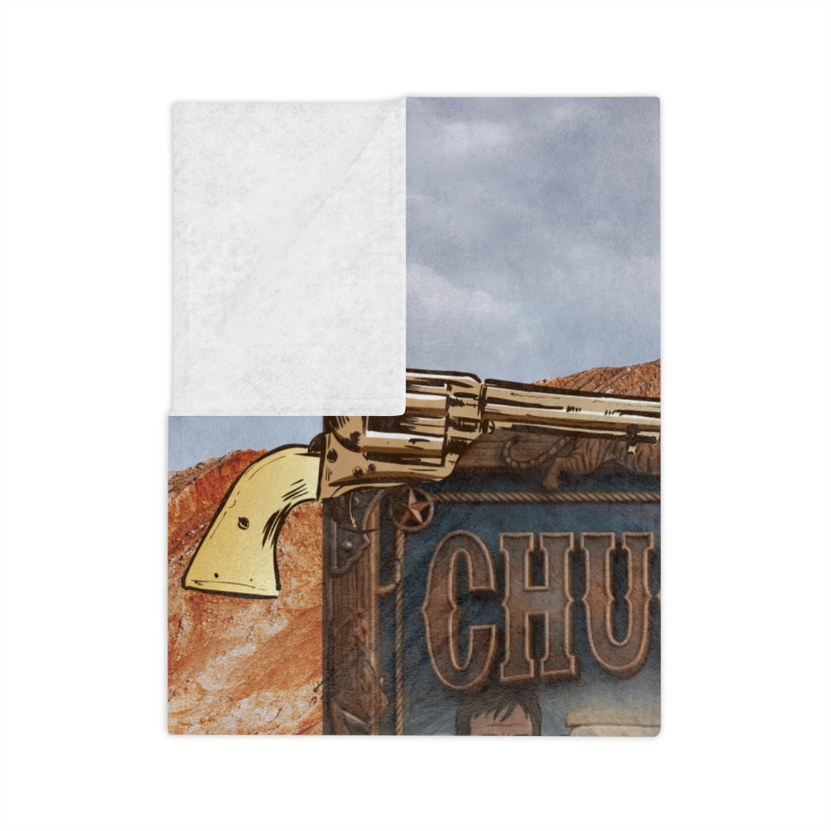 Chuck Norris Journey Velveteen Microfiber Blanket - Souvenir