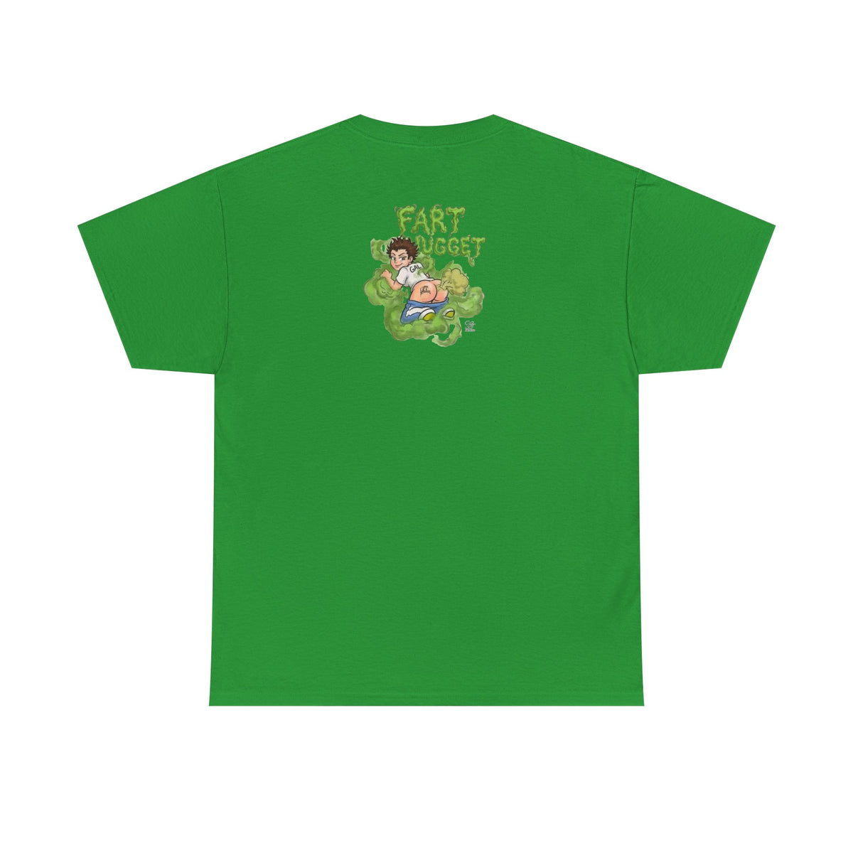 Fart Nugget graphic tee | Funny cartoon kid fart illustration T-Shirt