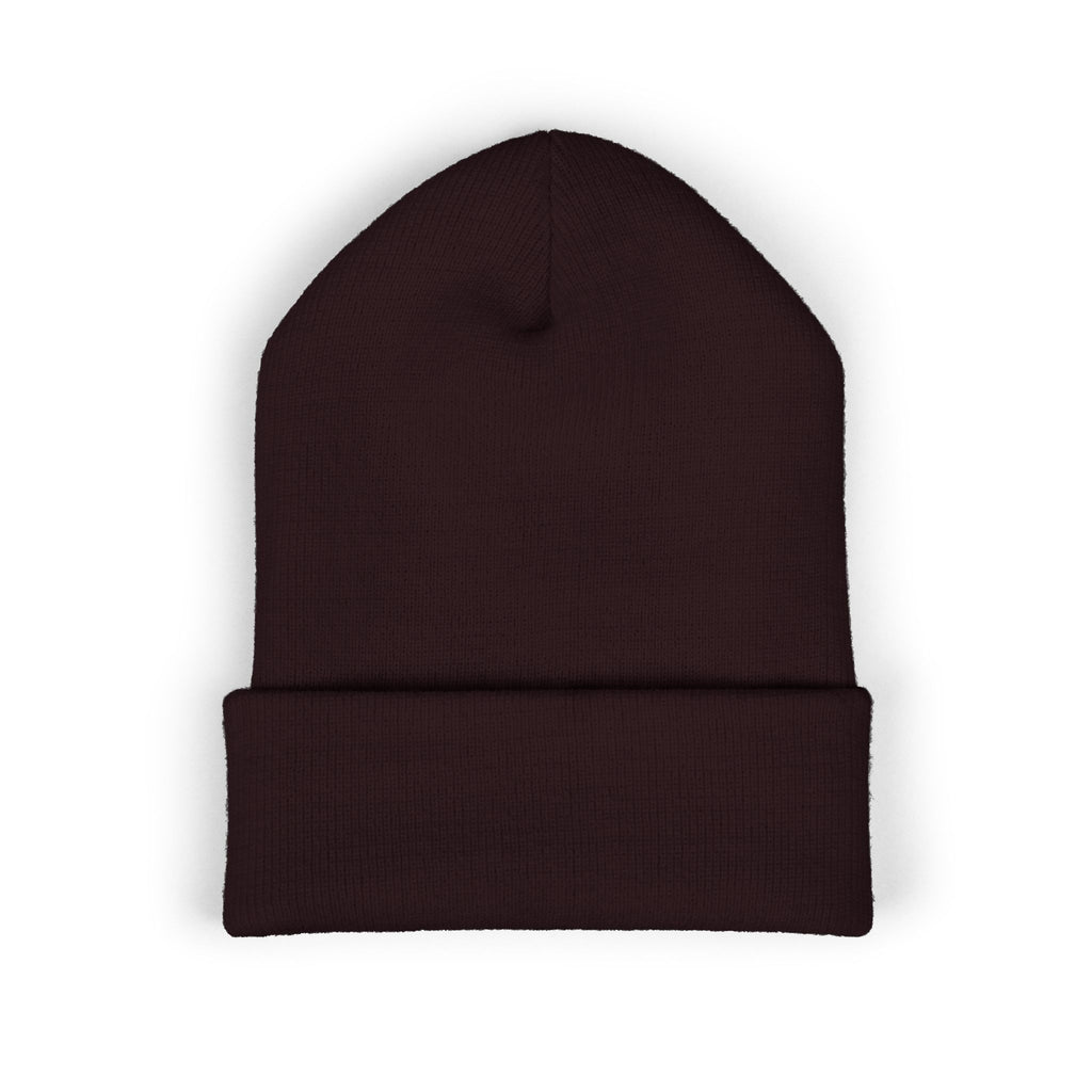 Retro Comic Duck Embroidered Cuffed Beanie