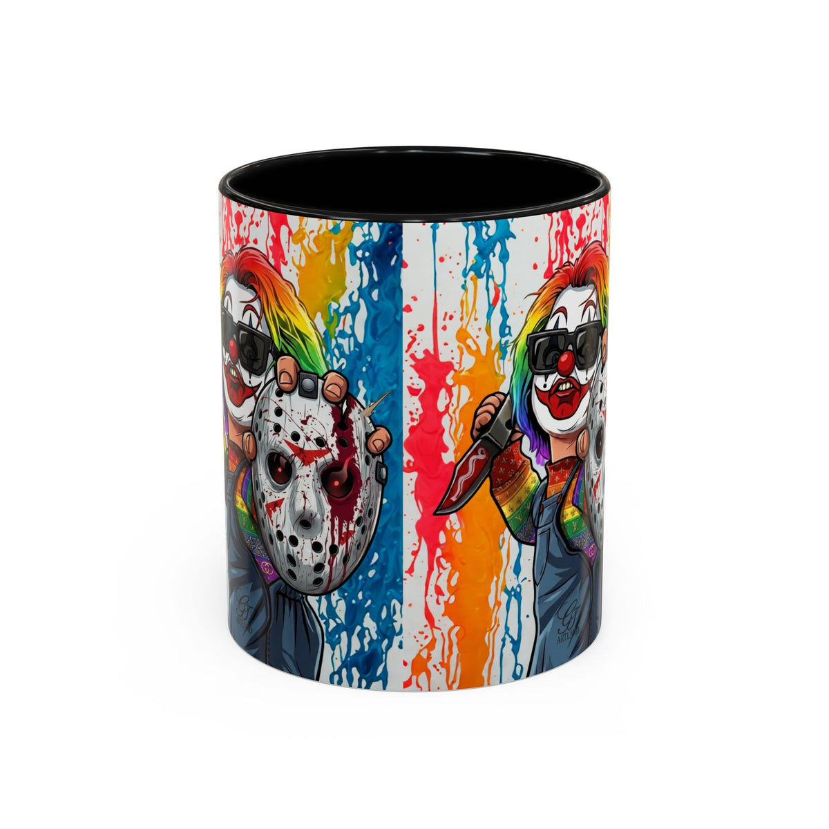 Rainbow Slasher Horror Slasher Artwork by GT Artland