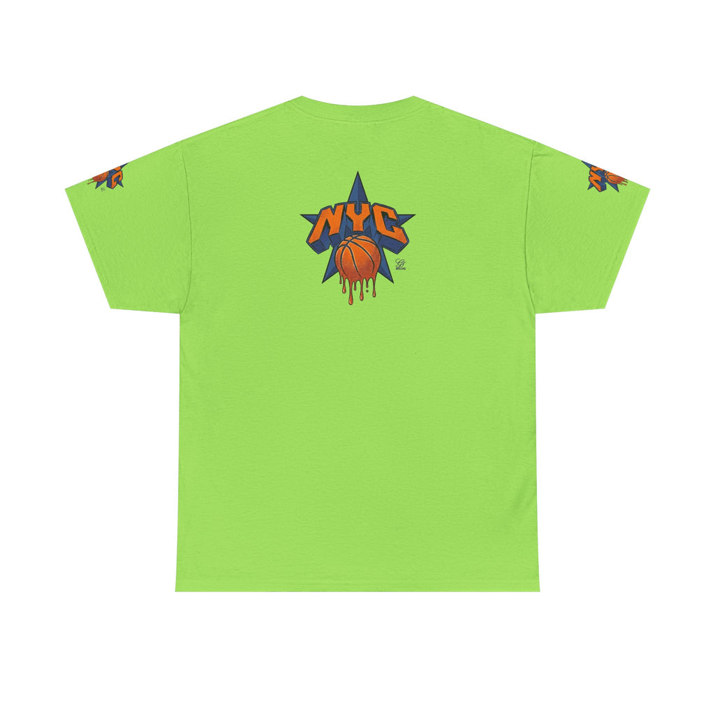 NYC Dripping Basketball Tee | New York City Hoops Shirt by GT Artland