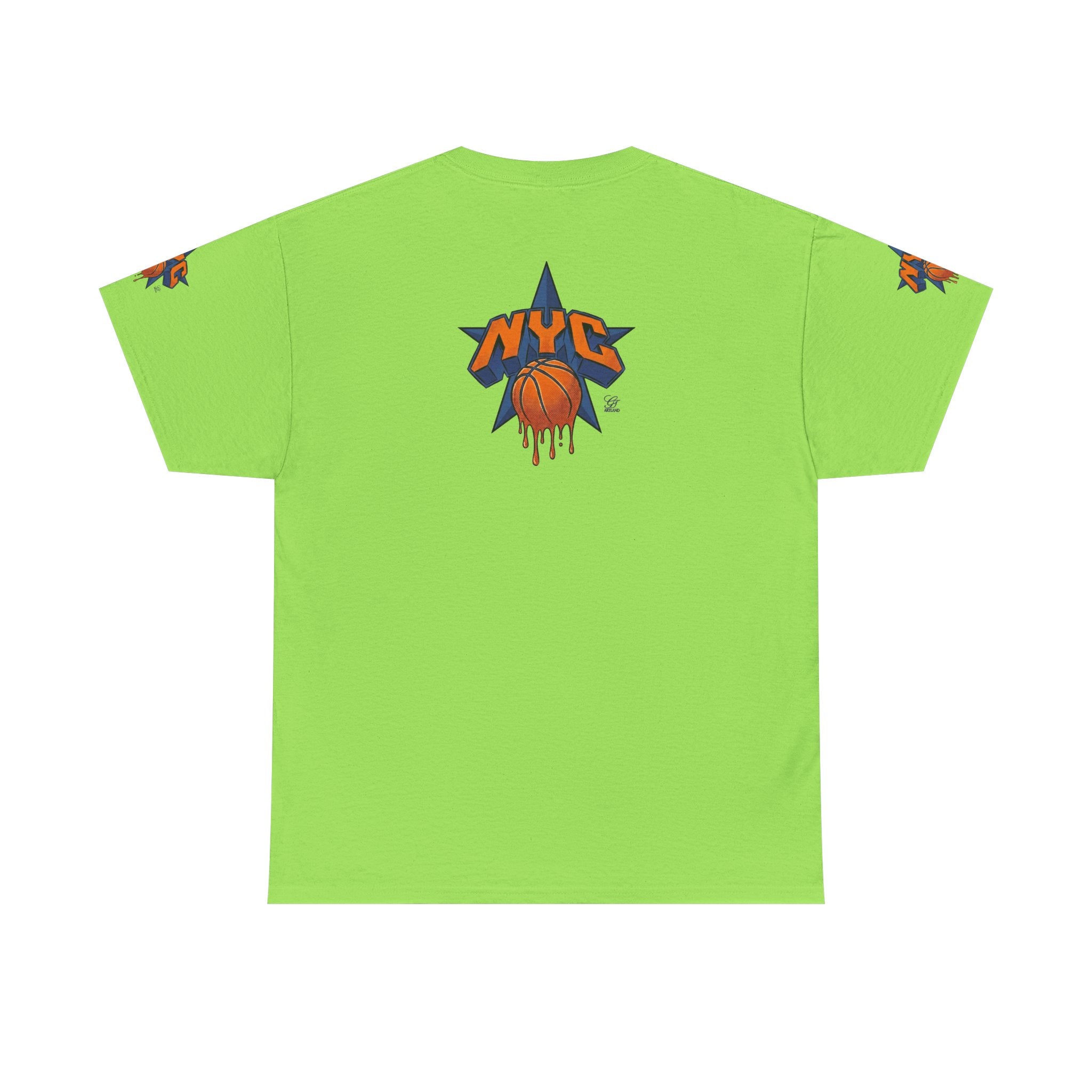 NYC Dripping Basketball Tee | New York City Hoops Shirt by GT Artland