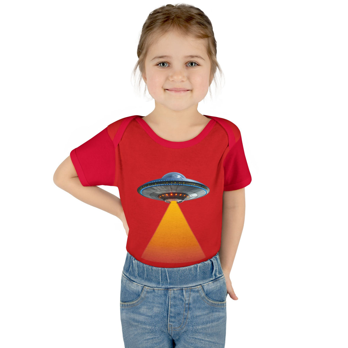UFO Infant Bodysuit | Cute Alien Spaceship Baby Onesie