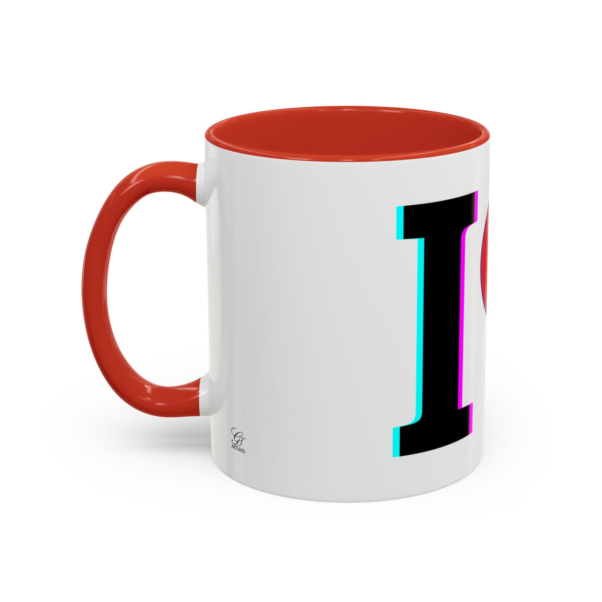 Winking Heart Graphic Mug | Accent Coffee Mug 11oz 15oz