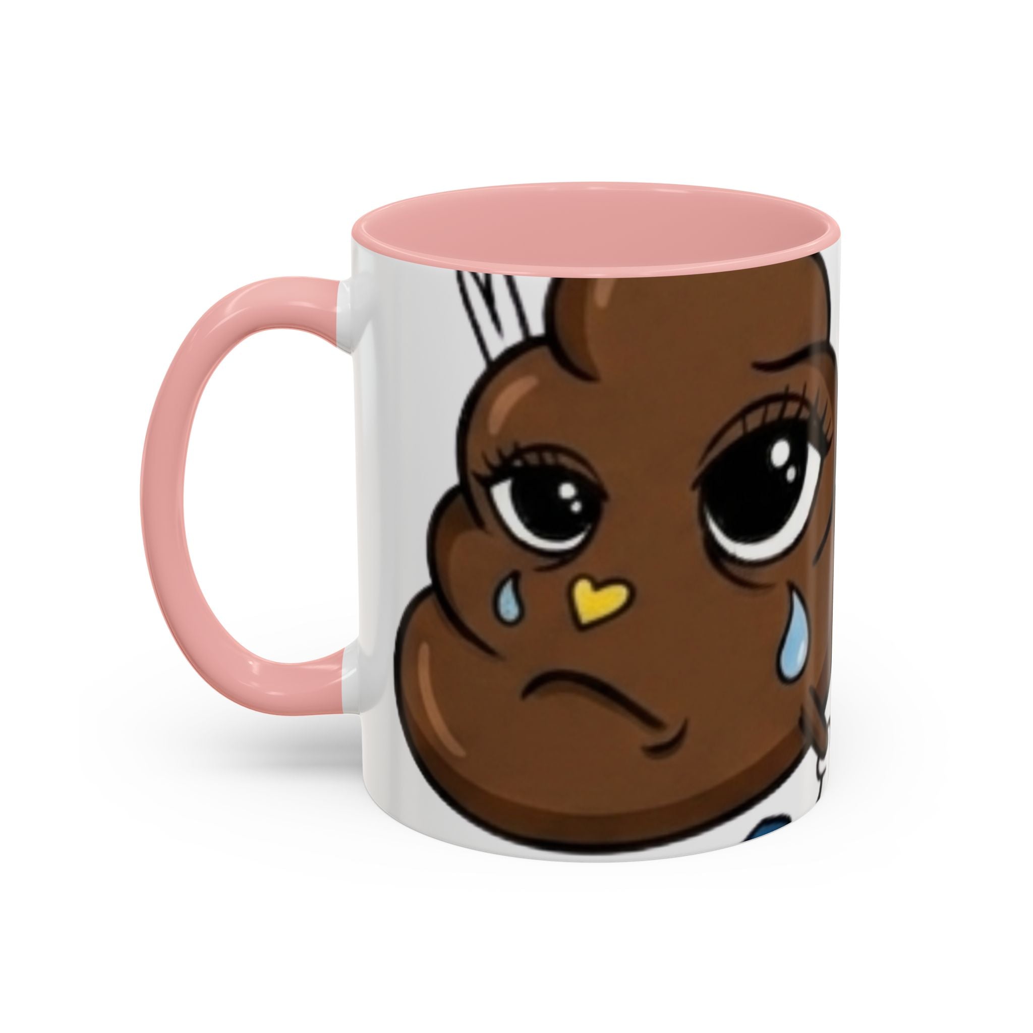 I Woke Up Like This Coffee Mug – Funny Poop Emoji Designer Accent Mug (11/15oz) by GT Artland