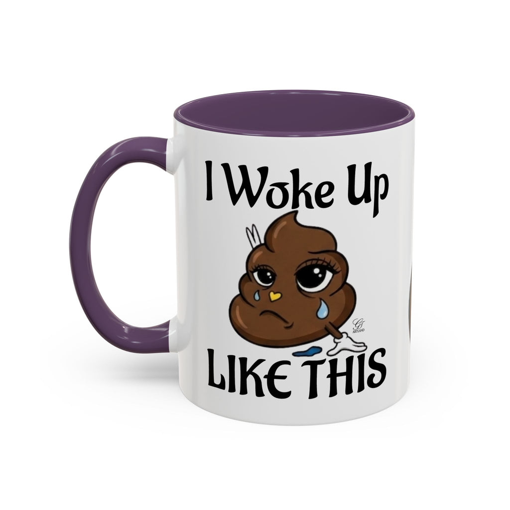 Sad Poop Emoji Coffee Mug – Funny Cute Collectors Novelty Accent Mug (11/15oz) by GT Artland