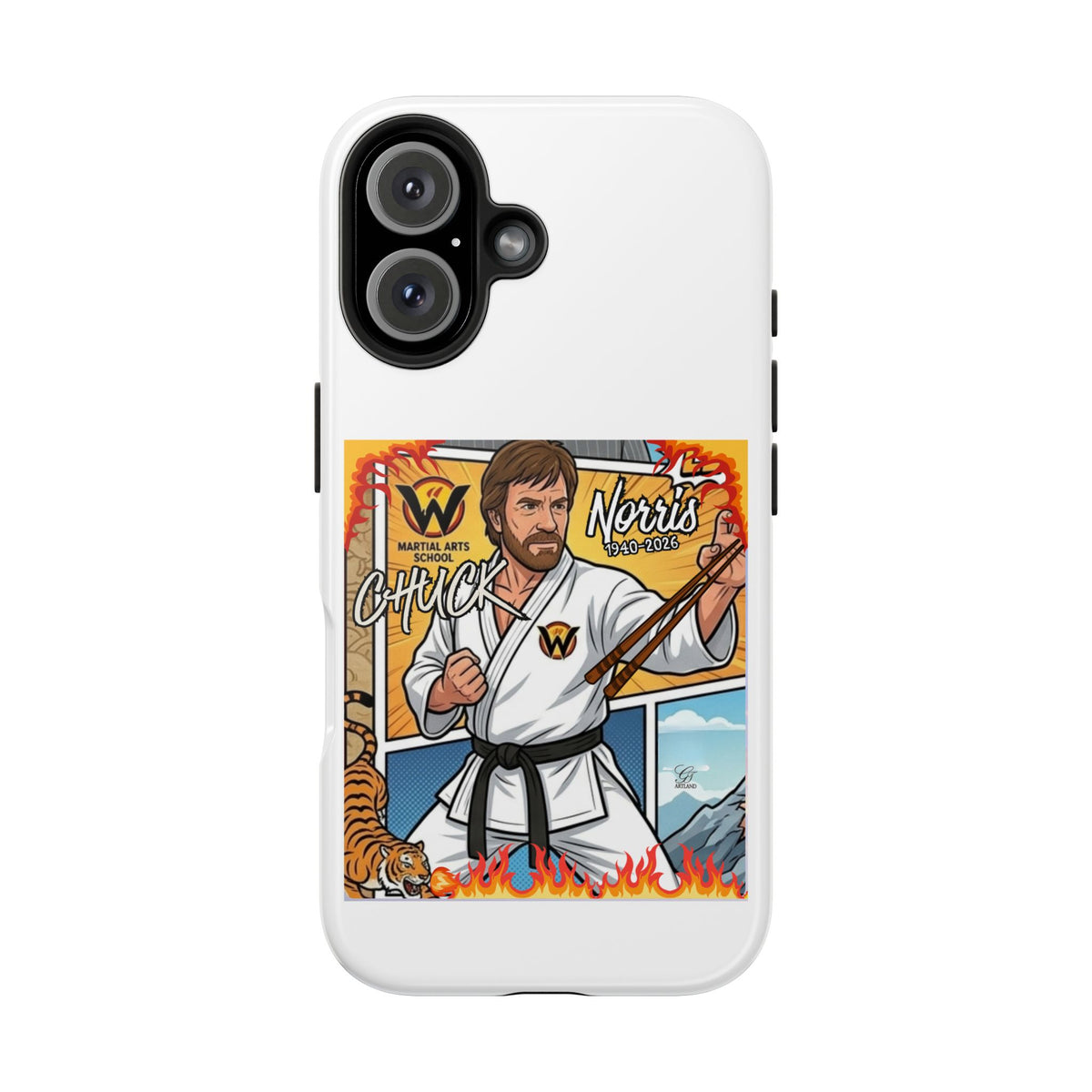 Chuck Norris Karate Tough Phone Case