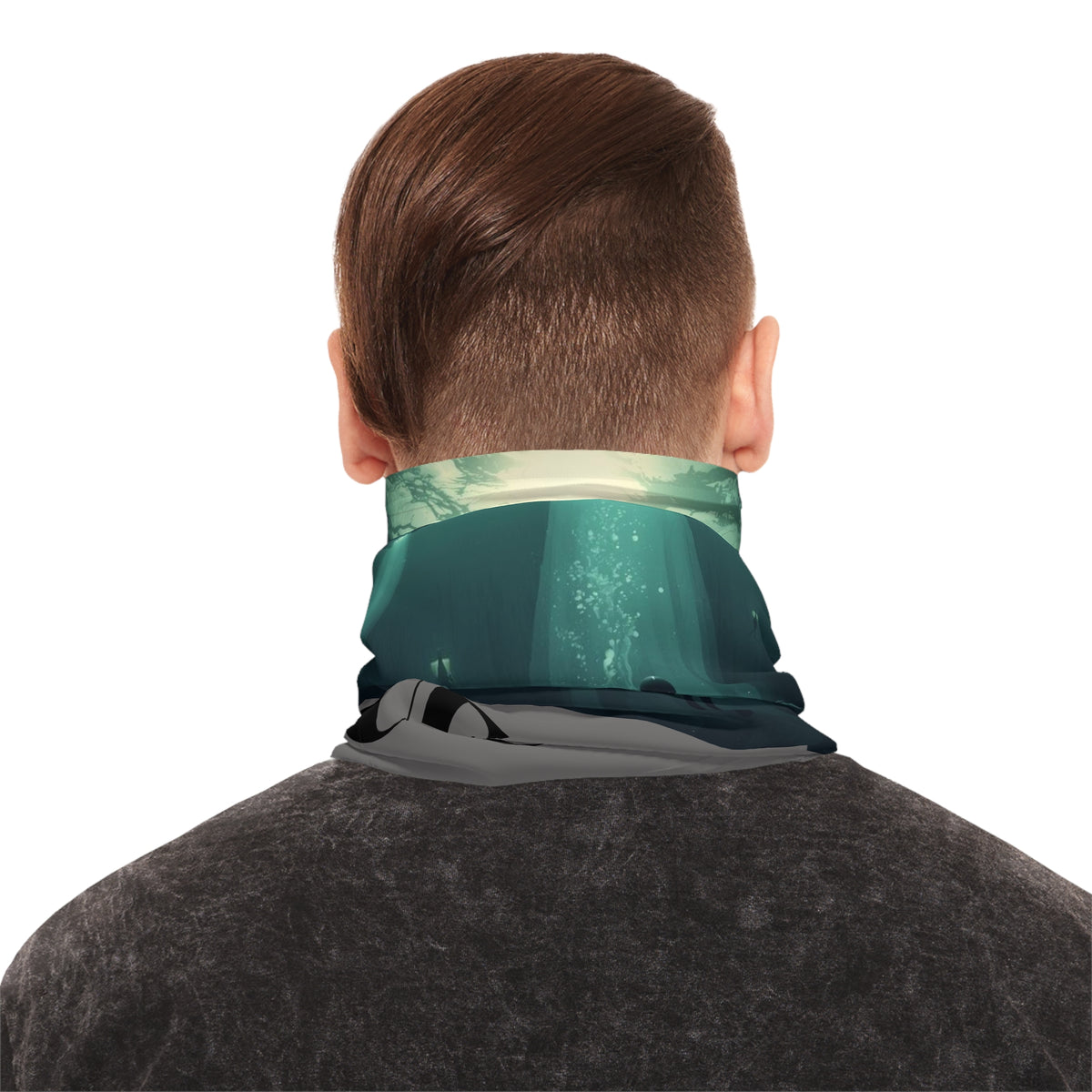 UFO UAP Underwater Gathering Neck Gaiter | Alien Sci‑Fi Face Covering