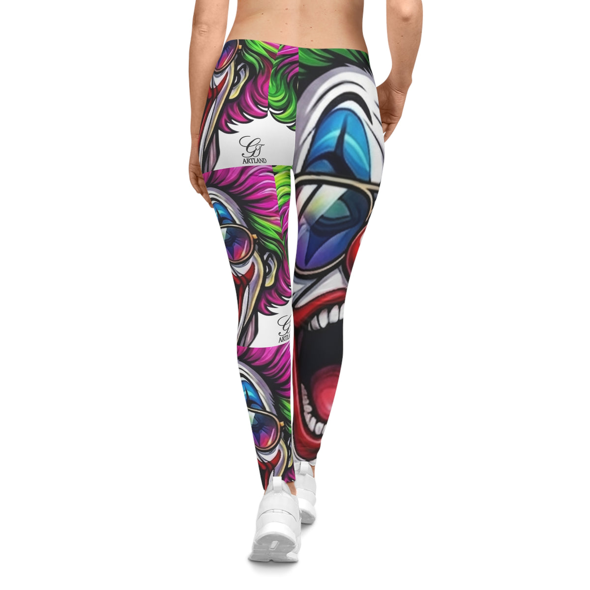 GT Soldier Screaming Clown Face Leggings by GT Artland