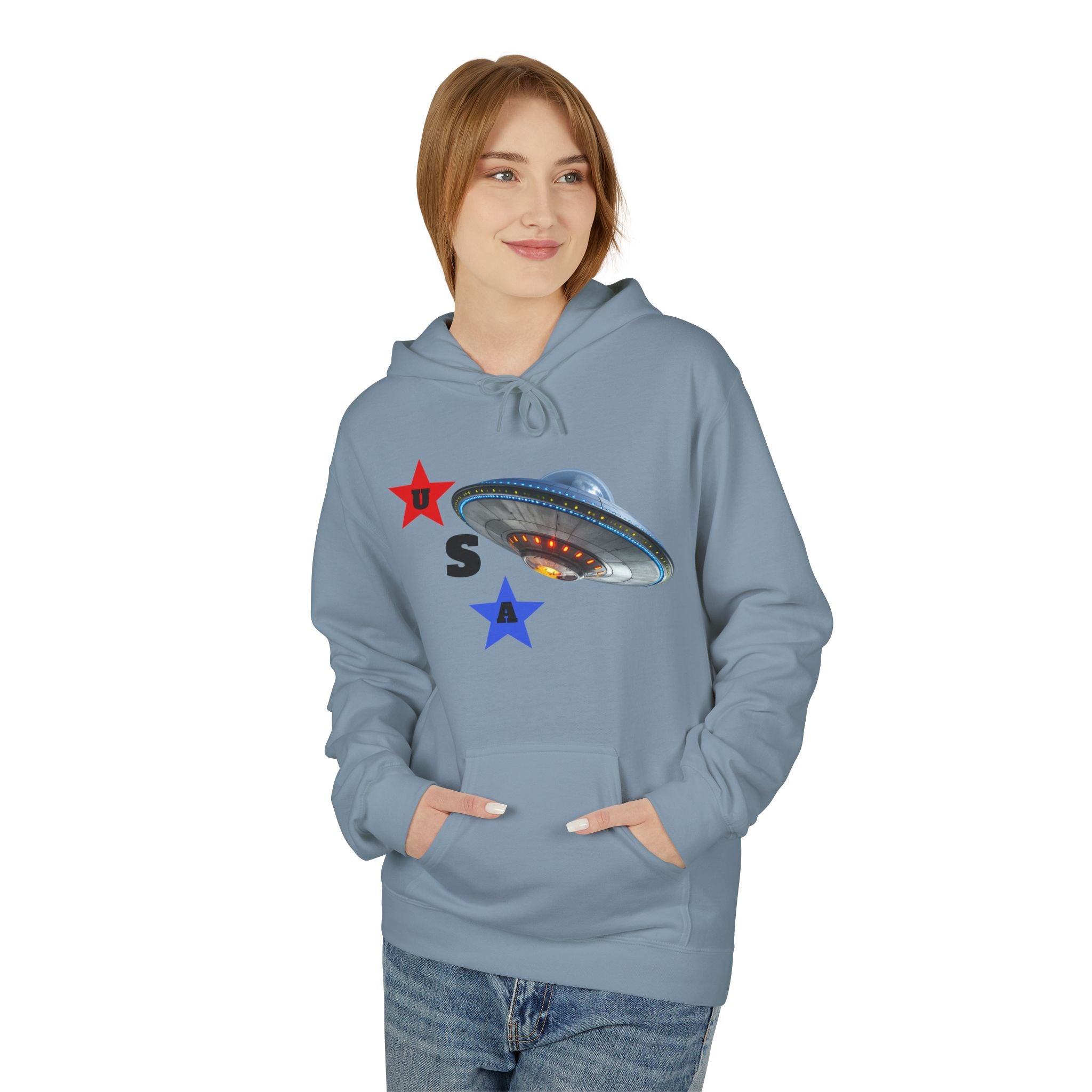 UFO Unisex Spaceship Hoodie