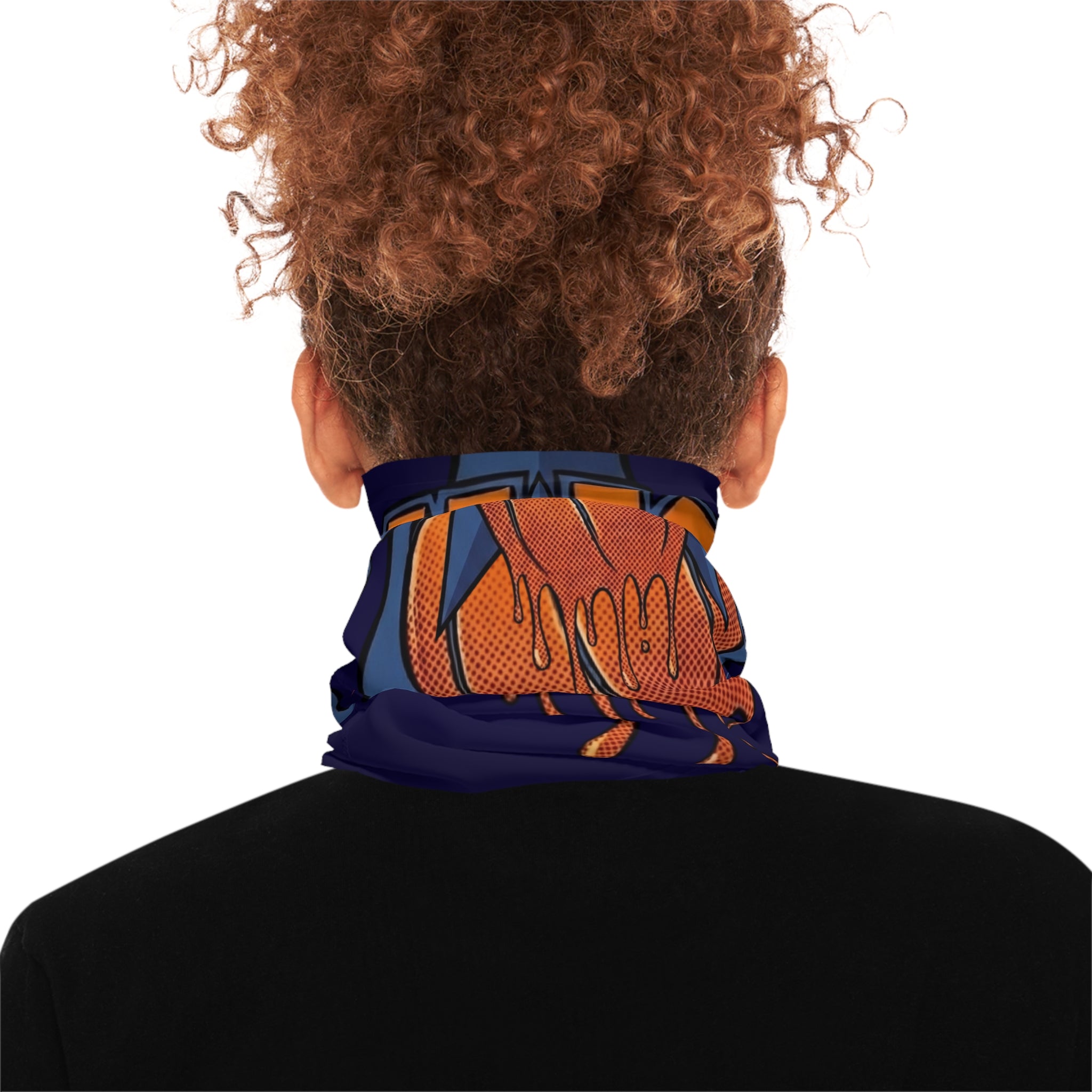 Dripping Basketball NYC Lightweight Neck Gaiter | Urban Sports Face Cover by GT Artland