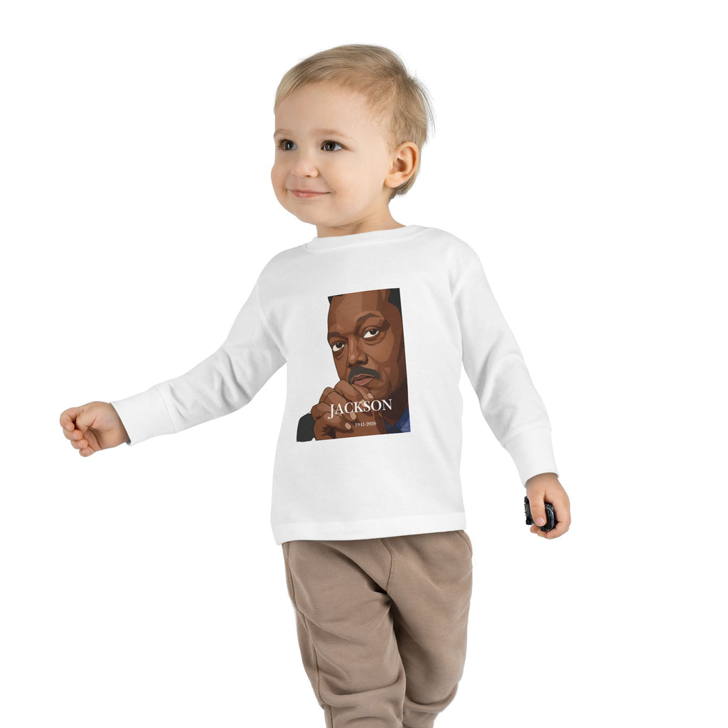 Jesse Jackson Toddler Long Sleeve Tee by GT Artland