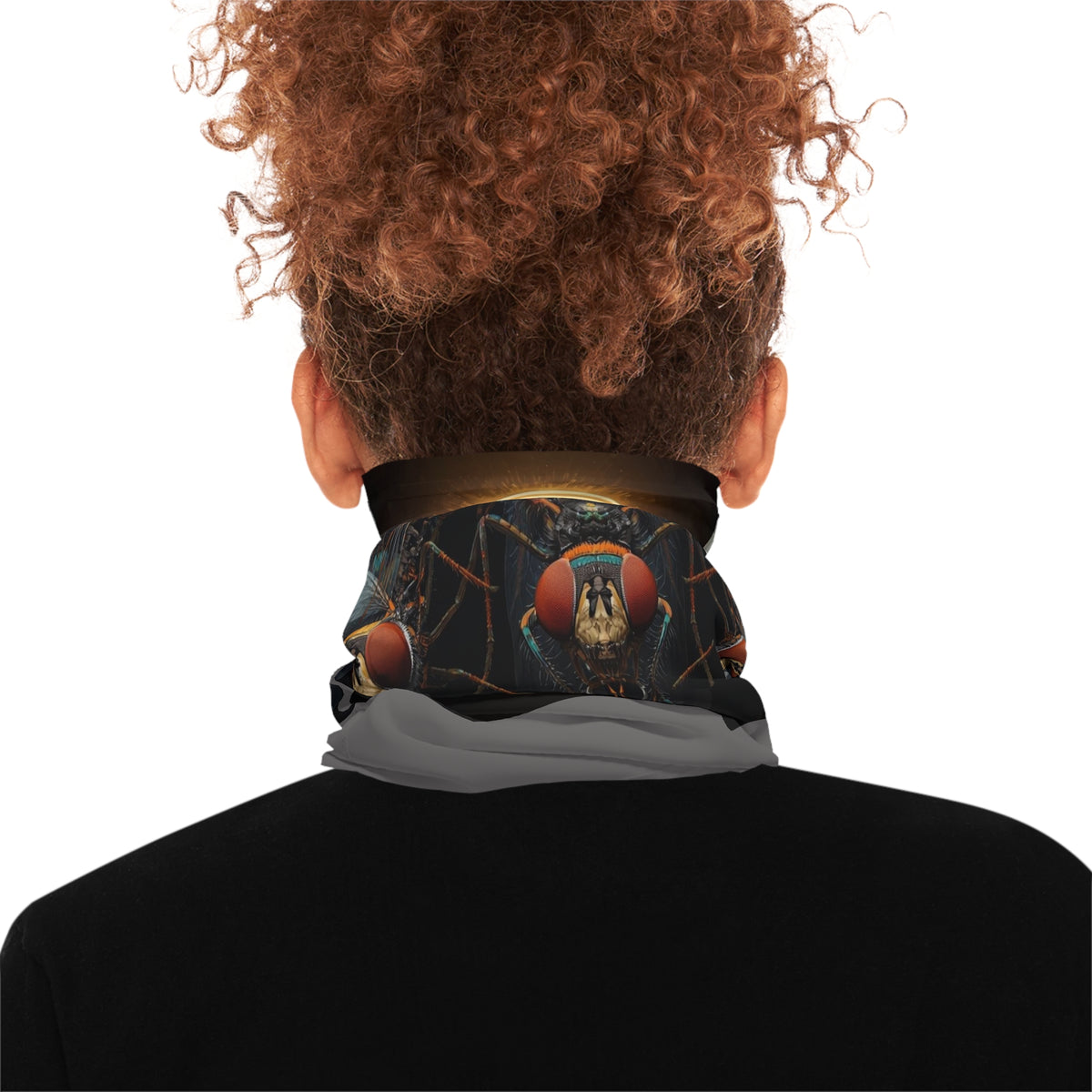 UFO Insect Neck Gaiter | Sci-fi UAP Graphic Face Mask