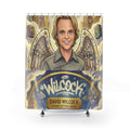 David Wilcok Designer Airbrush Toon Angel Portrait Shower Curtain by GT Artland
