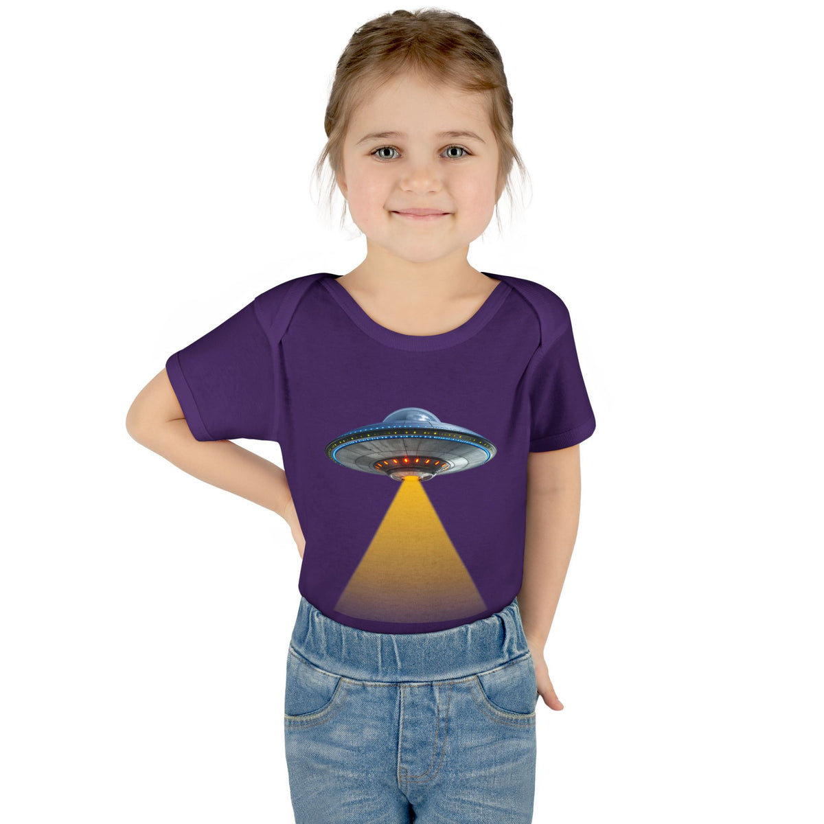 UFO Infant Bodysuit | Cute Alien Spaceship Baby Onesie