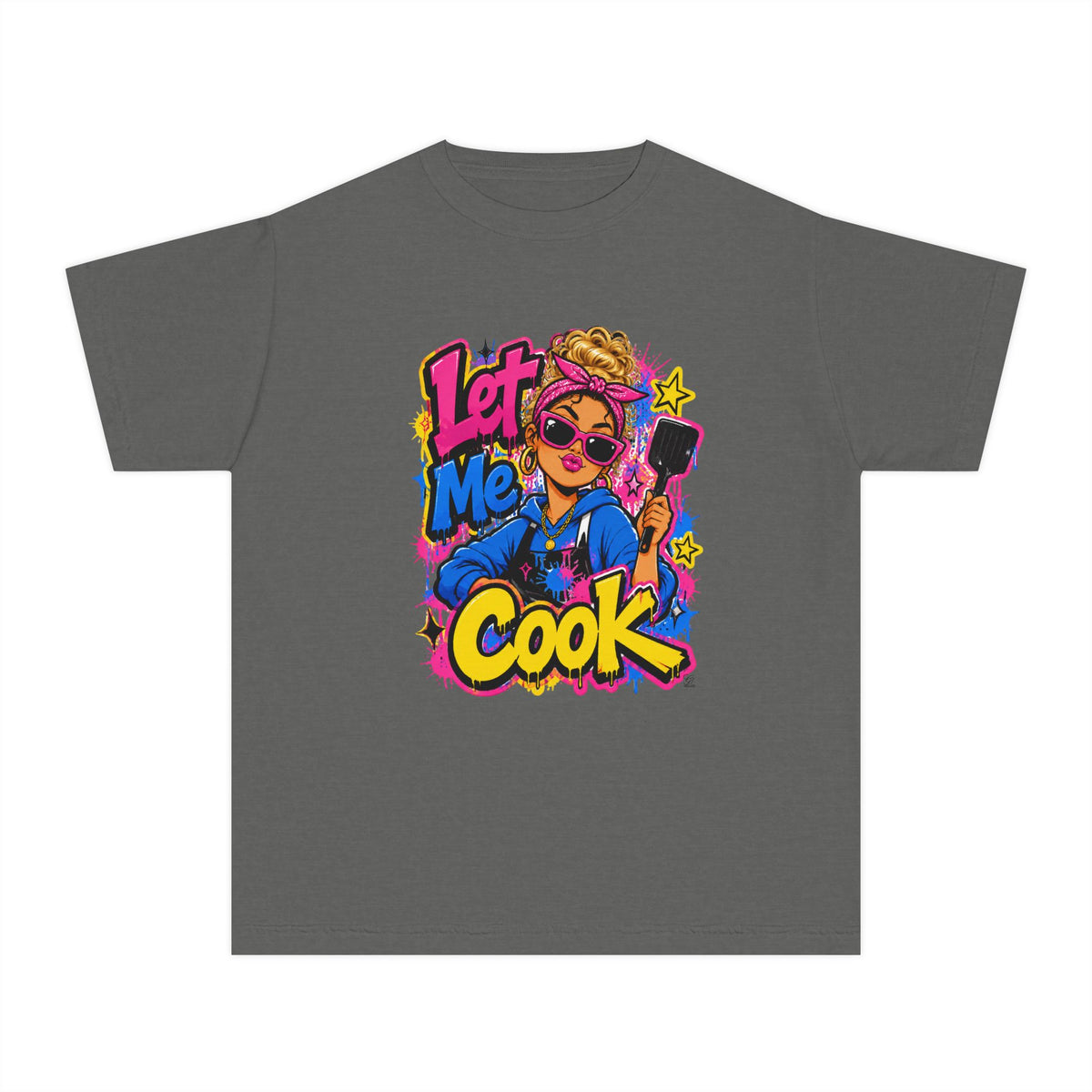 Let Me Cook Chef Girl Youth T-Shirt