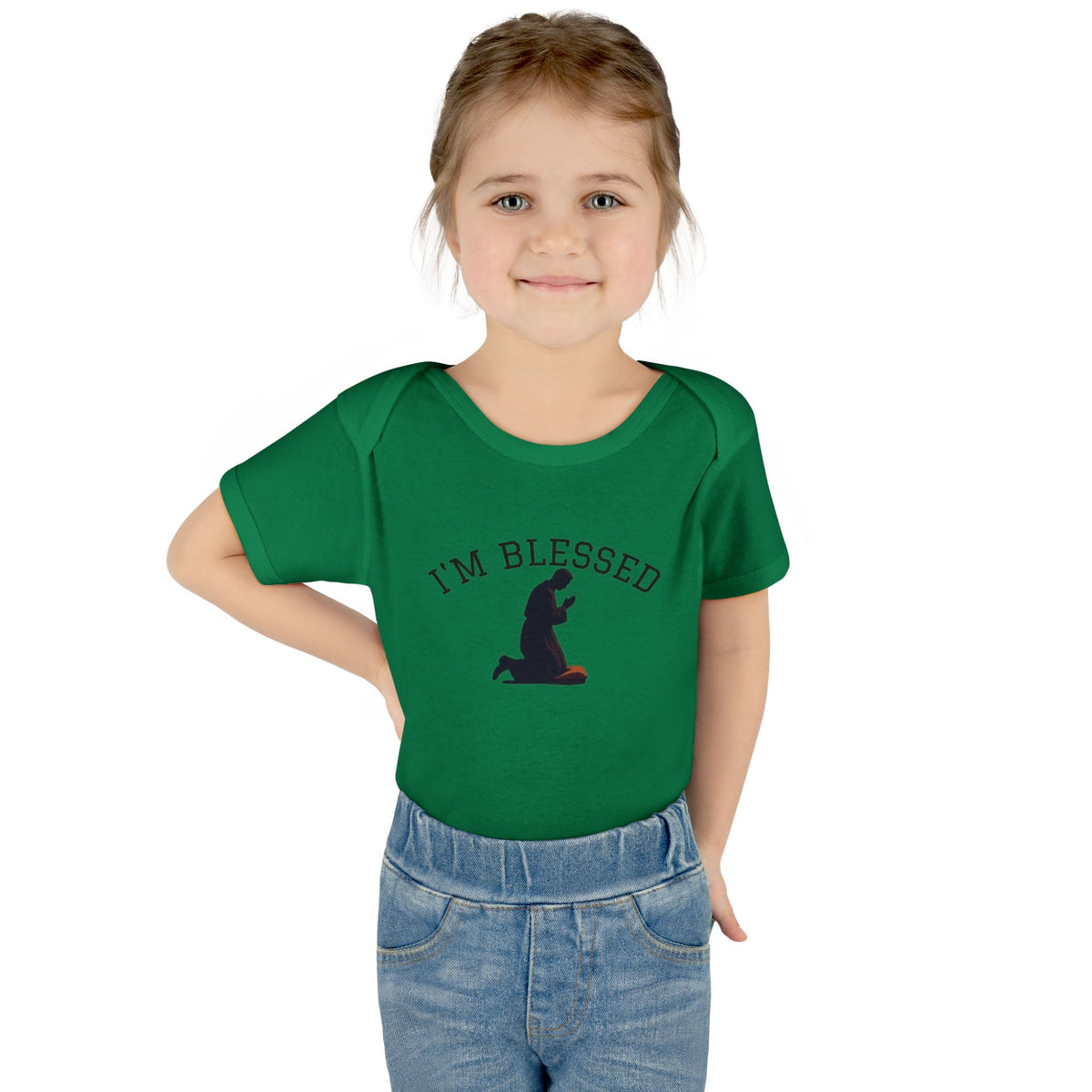 Praying Silhouette Infant Bodysuit | Baby Onesie