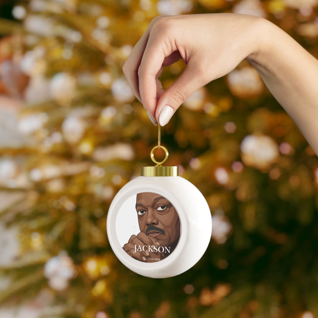 Memorial Jesse Jackson Photo Ornament