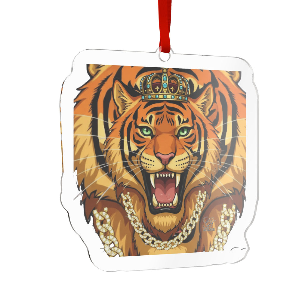 Roaring Tiger Acrylic Ornament by GT Artland