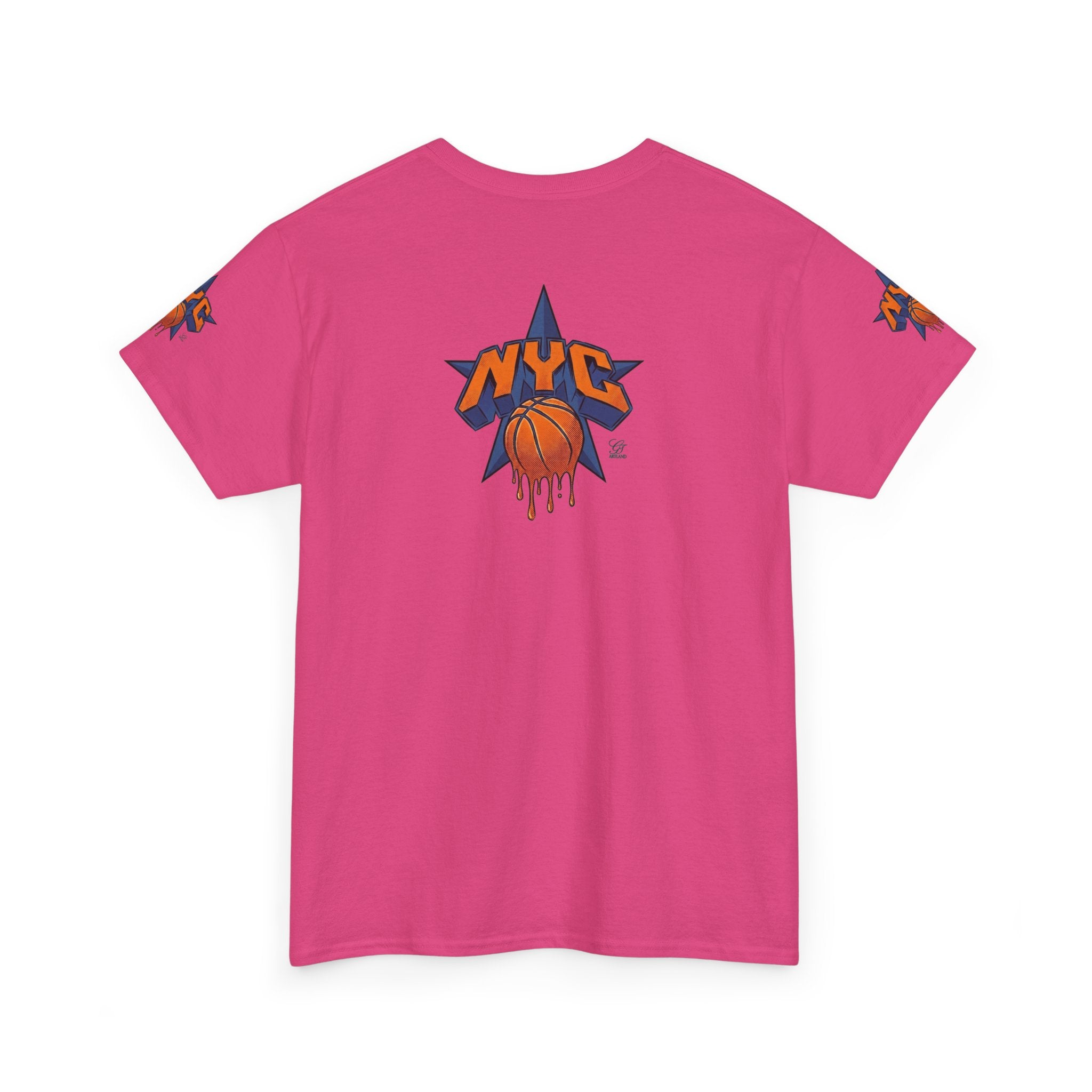 NYC Dripping Basketball Tee | New York City Hoops Shirt by GT Artland