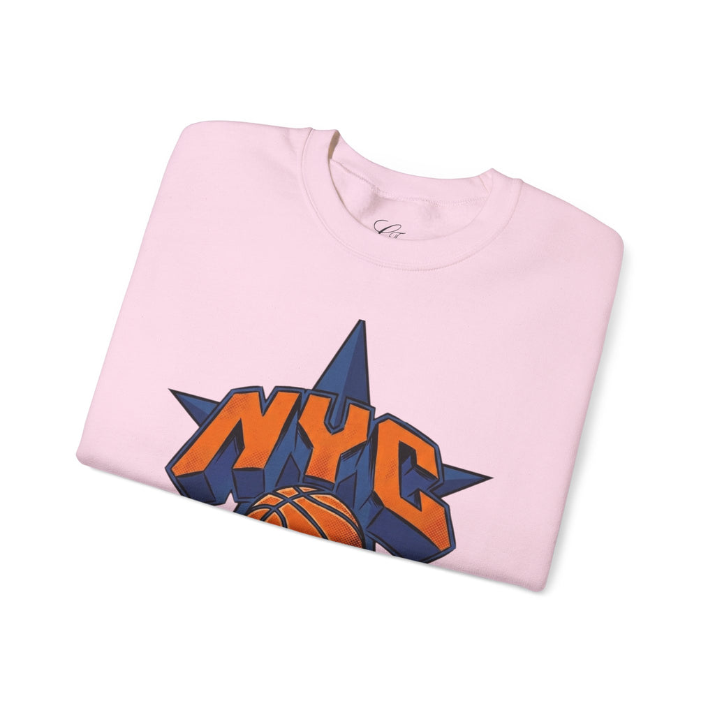 NYC Basketball Drip Crewneck Sweatshirt
