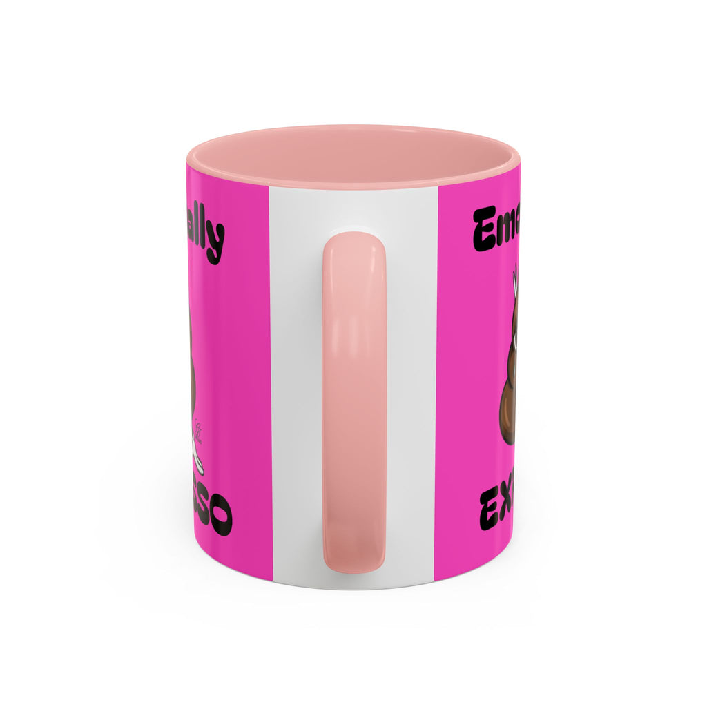Emotionally Expresso Cute Crying Poop Emoji Designer Coffee Mug by GT Artland