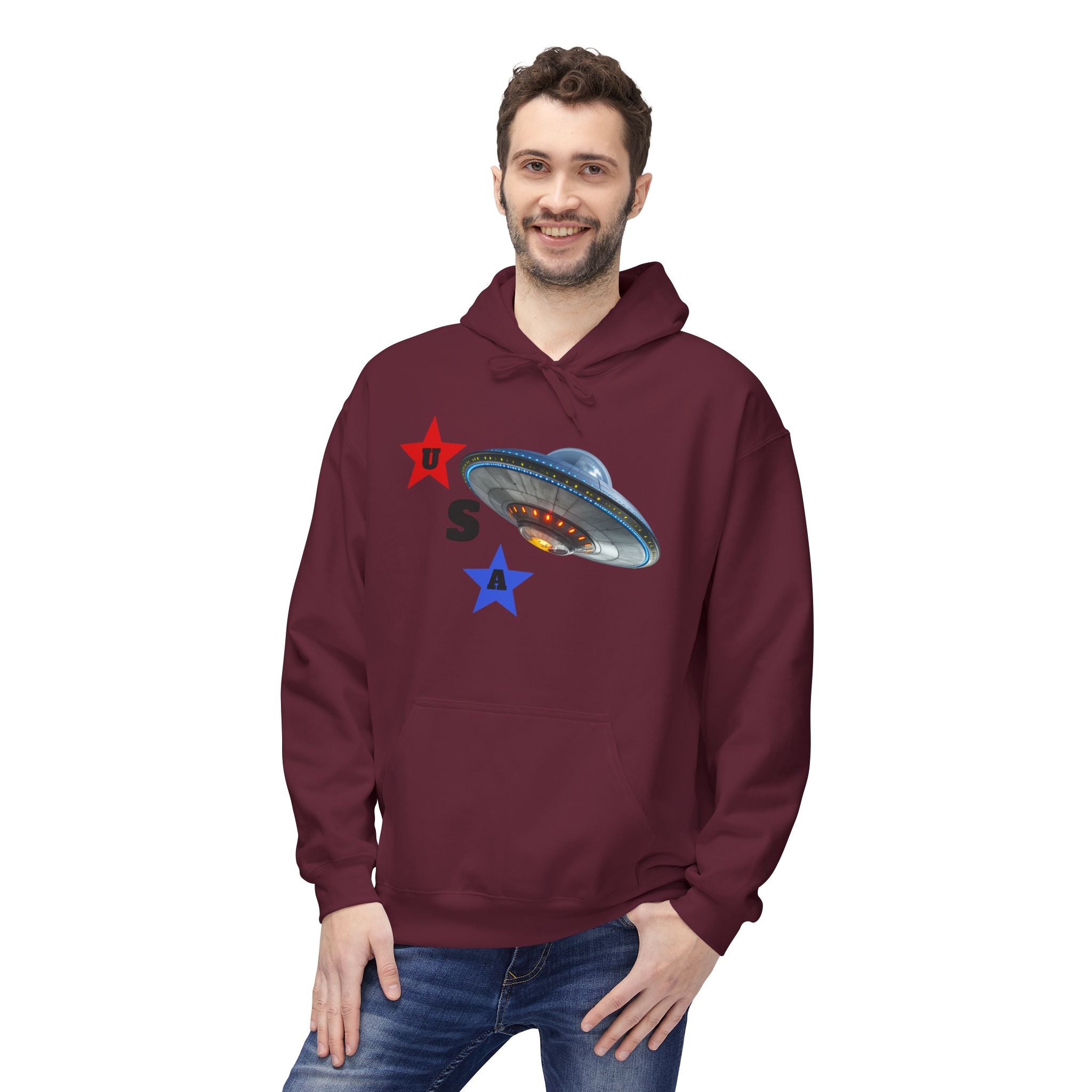 UFO Unisex Spaceship Hoodie