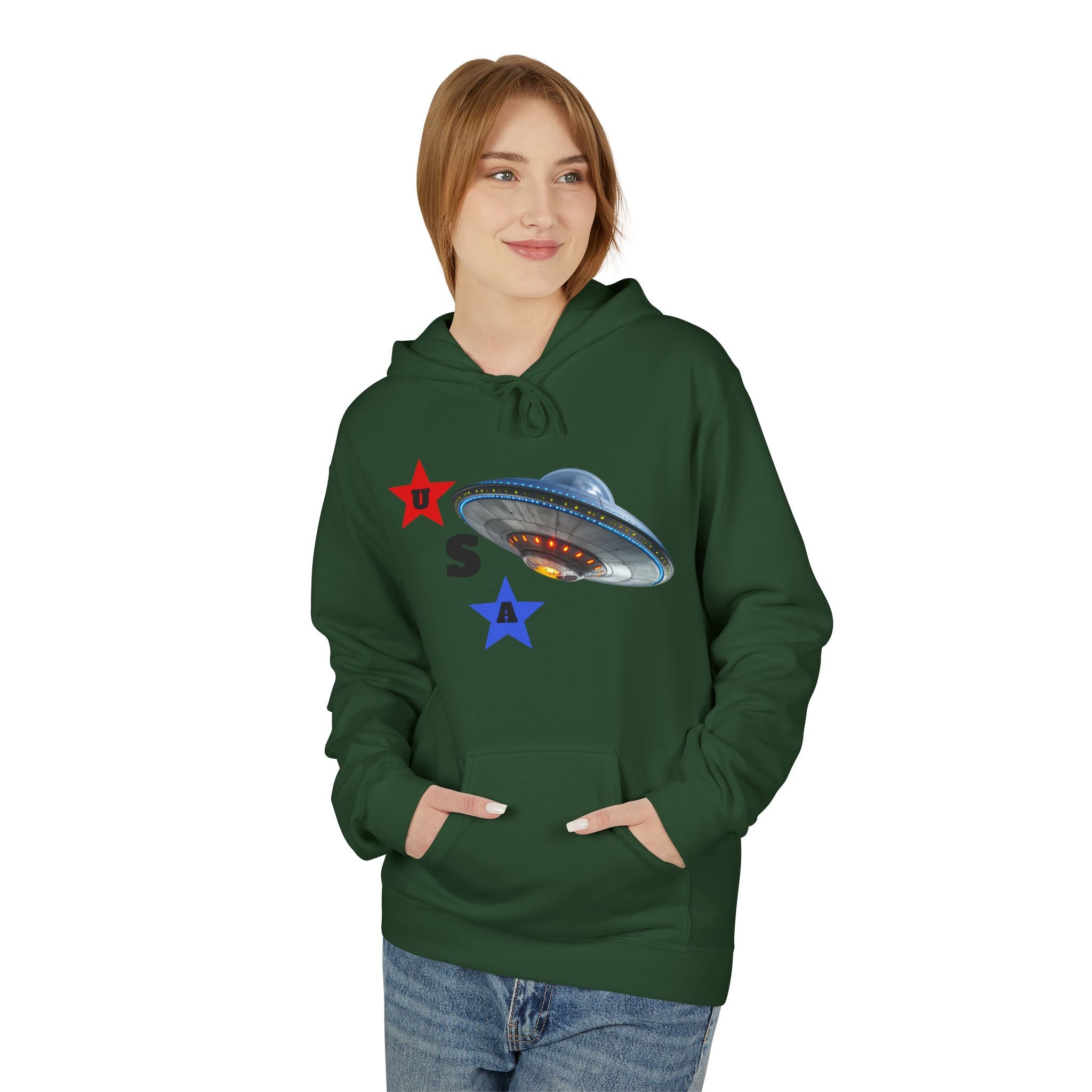 UFO Unisex Spaceship Hoodie