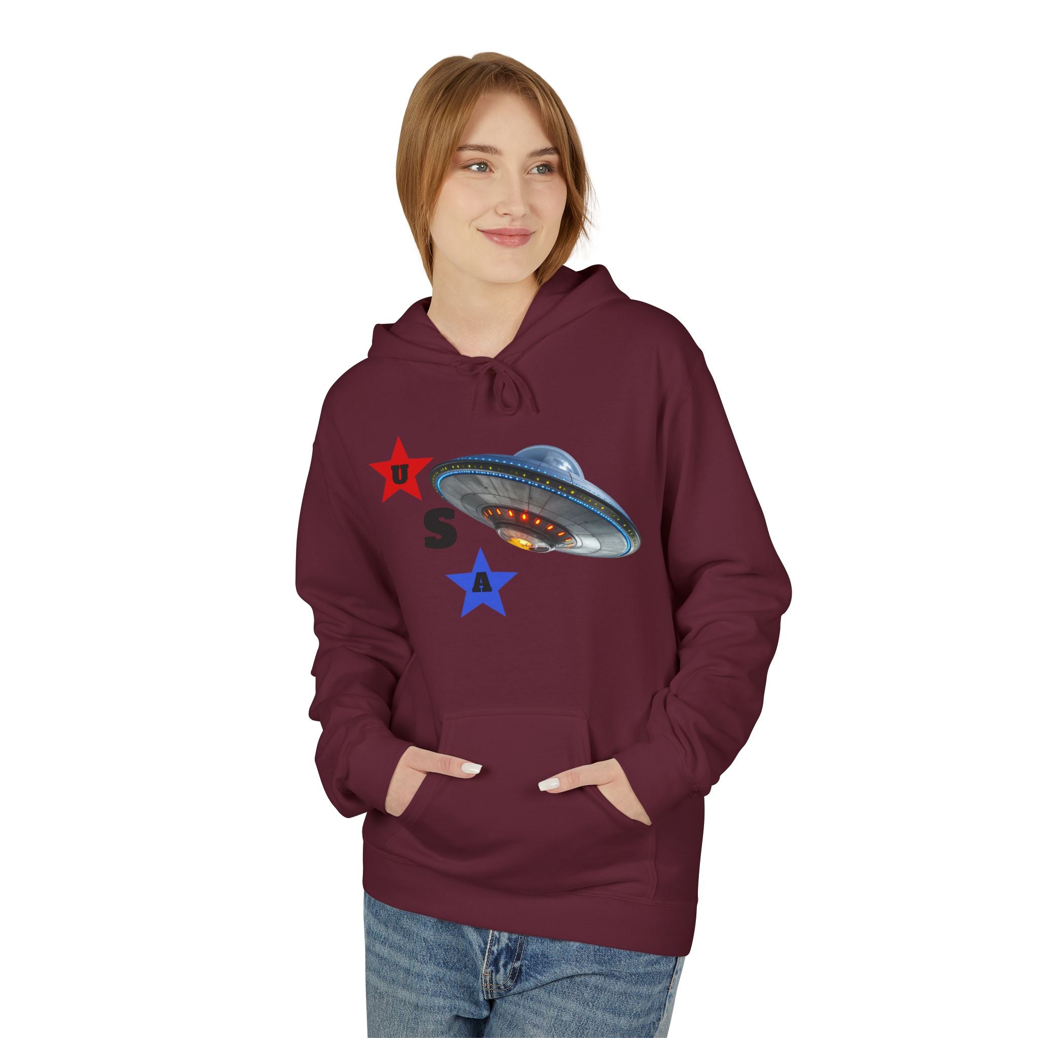 UFO Unisex Spaceship Hoodie