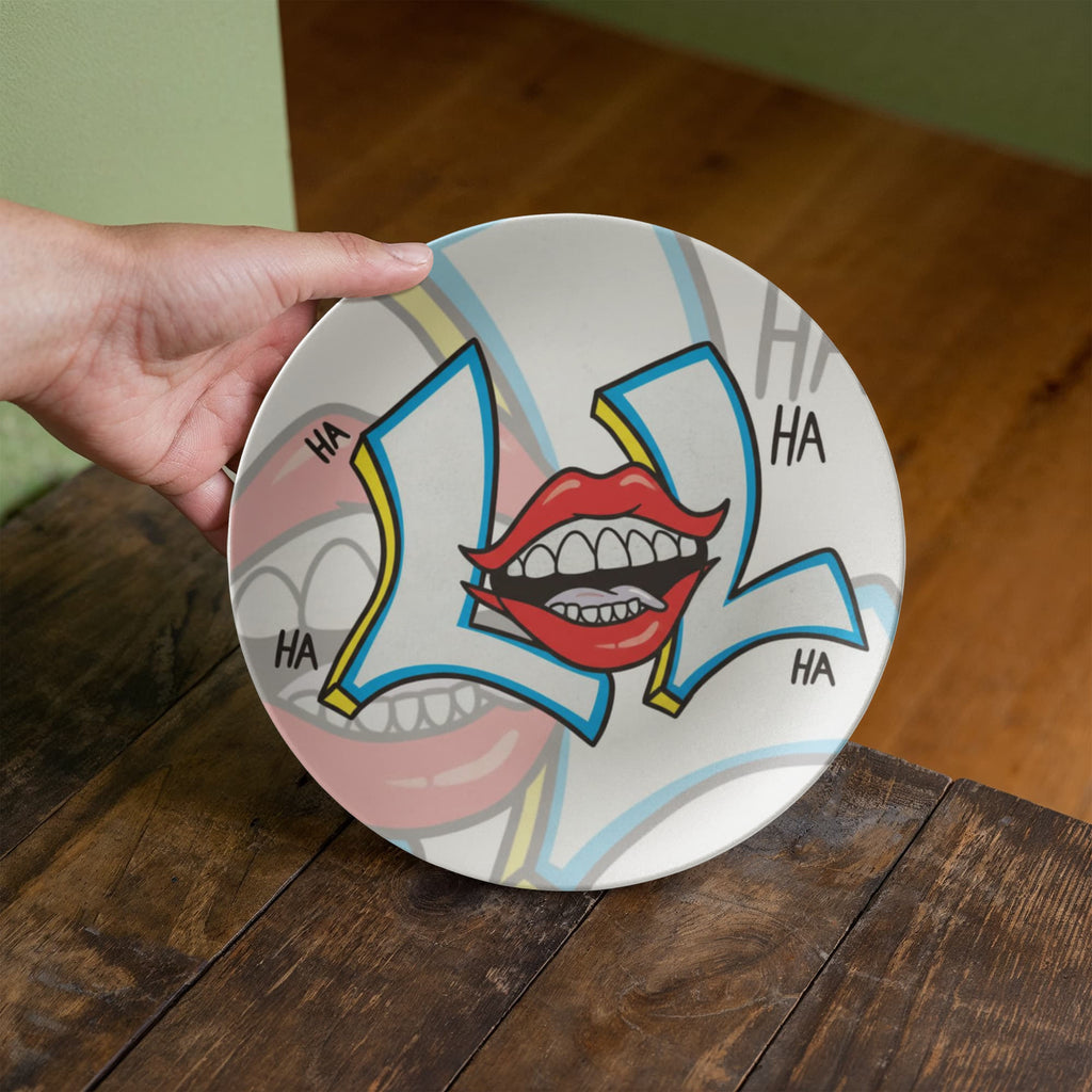 LOL HA HA Classic 10” Plate by GT Artland